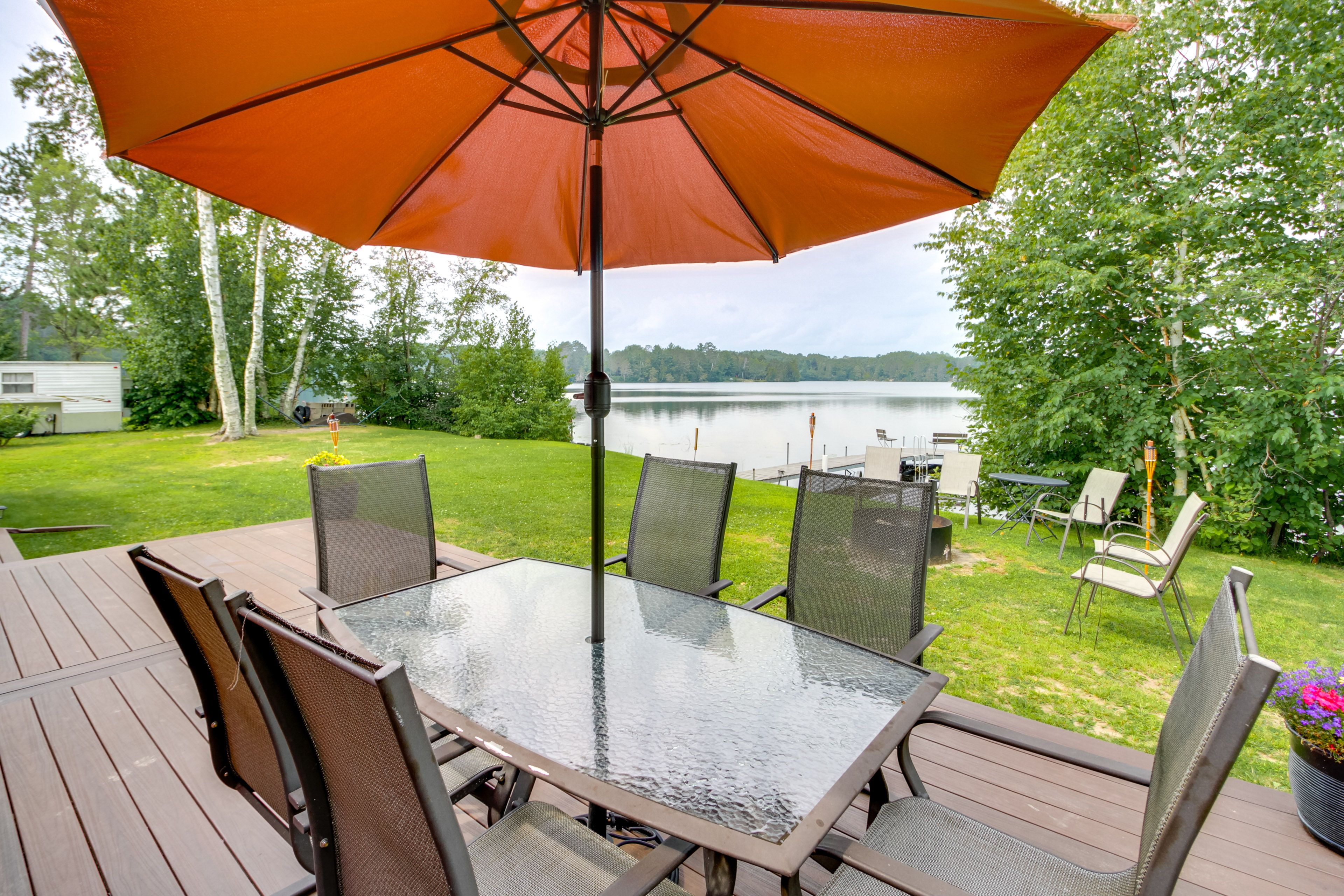 Furnished Deck | Outdoor Dining | Gas Grill | Lake Views