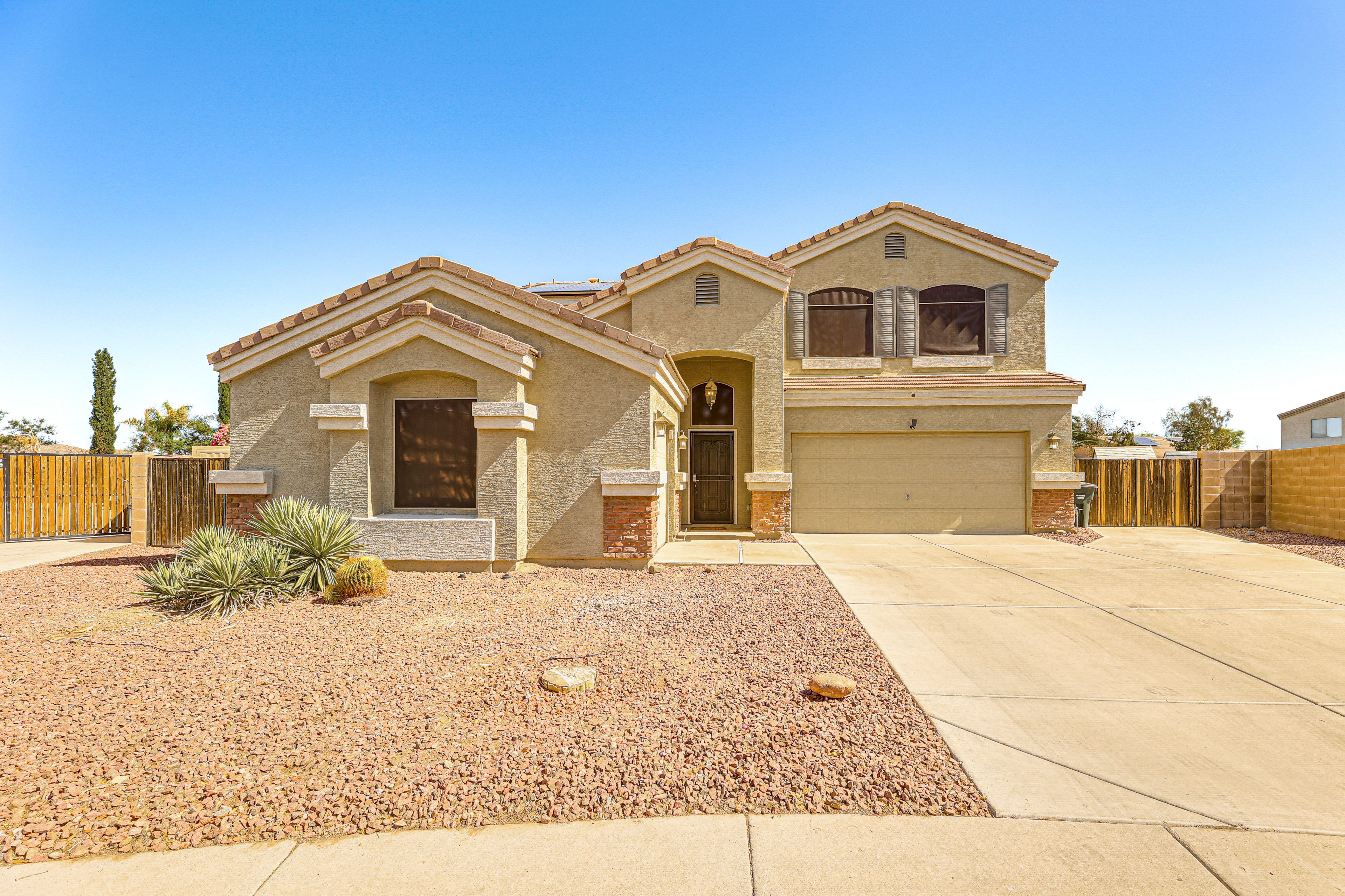 Property Exterior | 2-Story Home | Spacious Yard