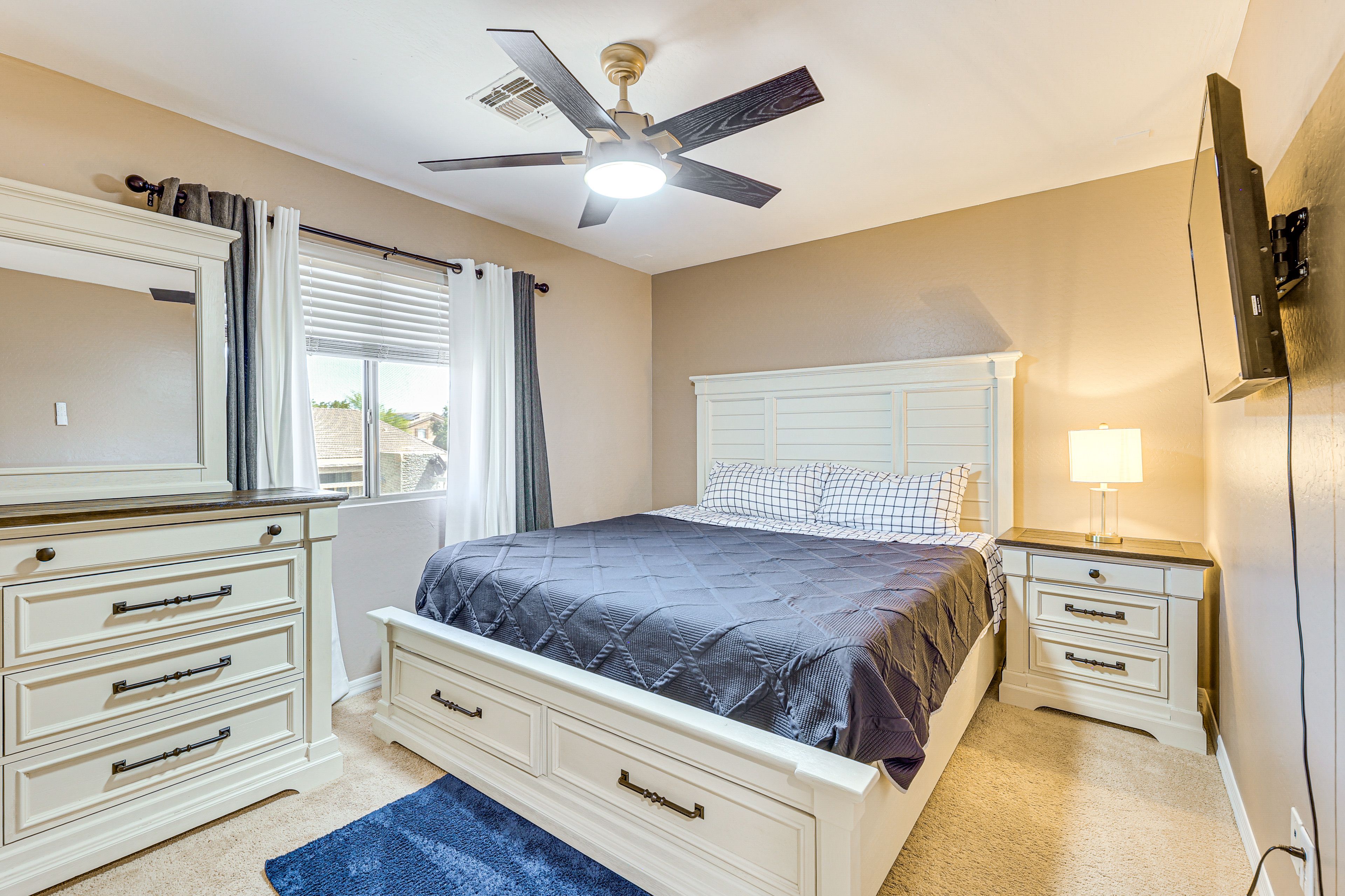 Bedroom 1 | California King Bed | 2nd Floor | Linens Provided