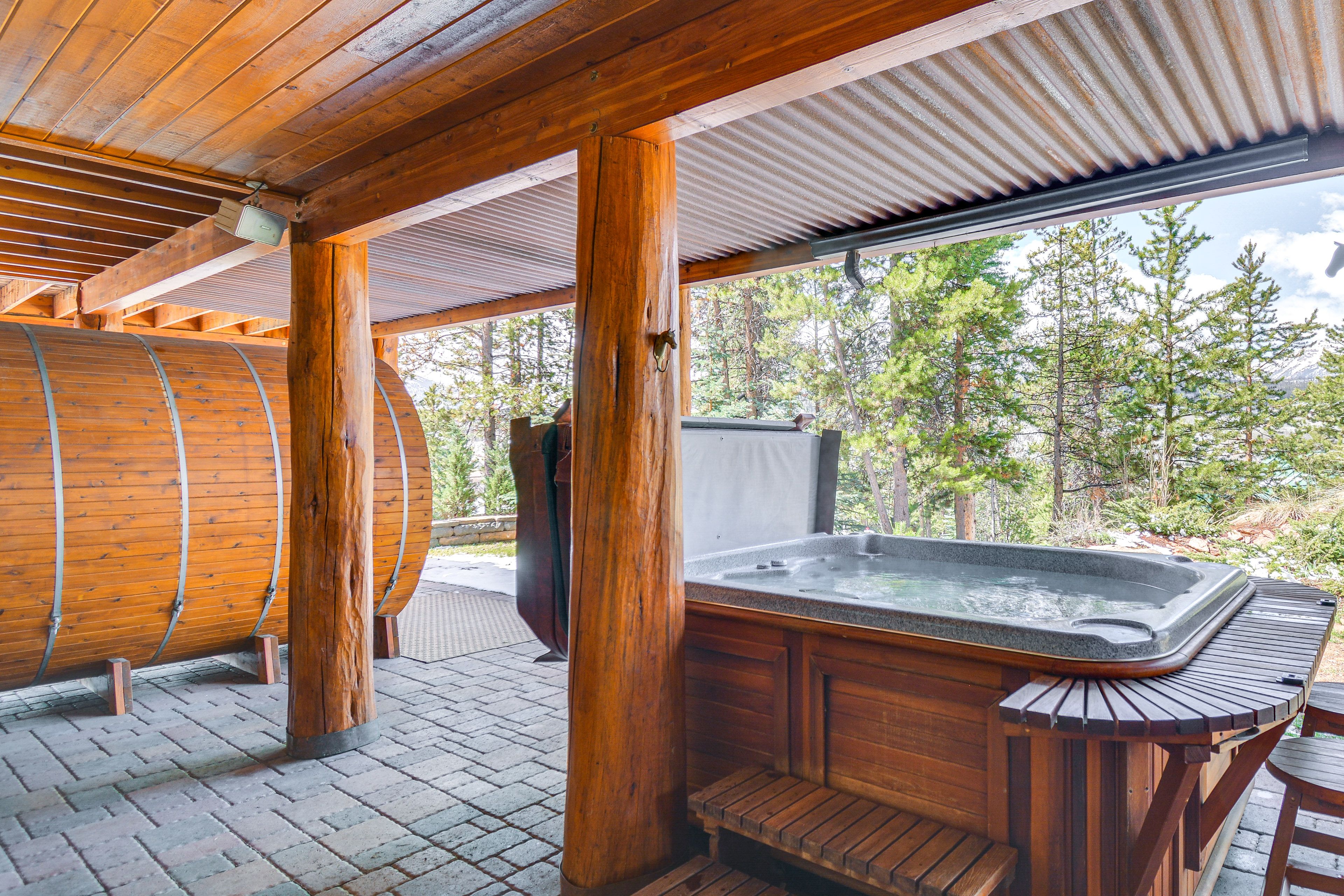 Covered Patio | Private Hot Tub