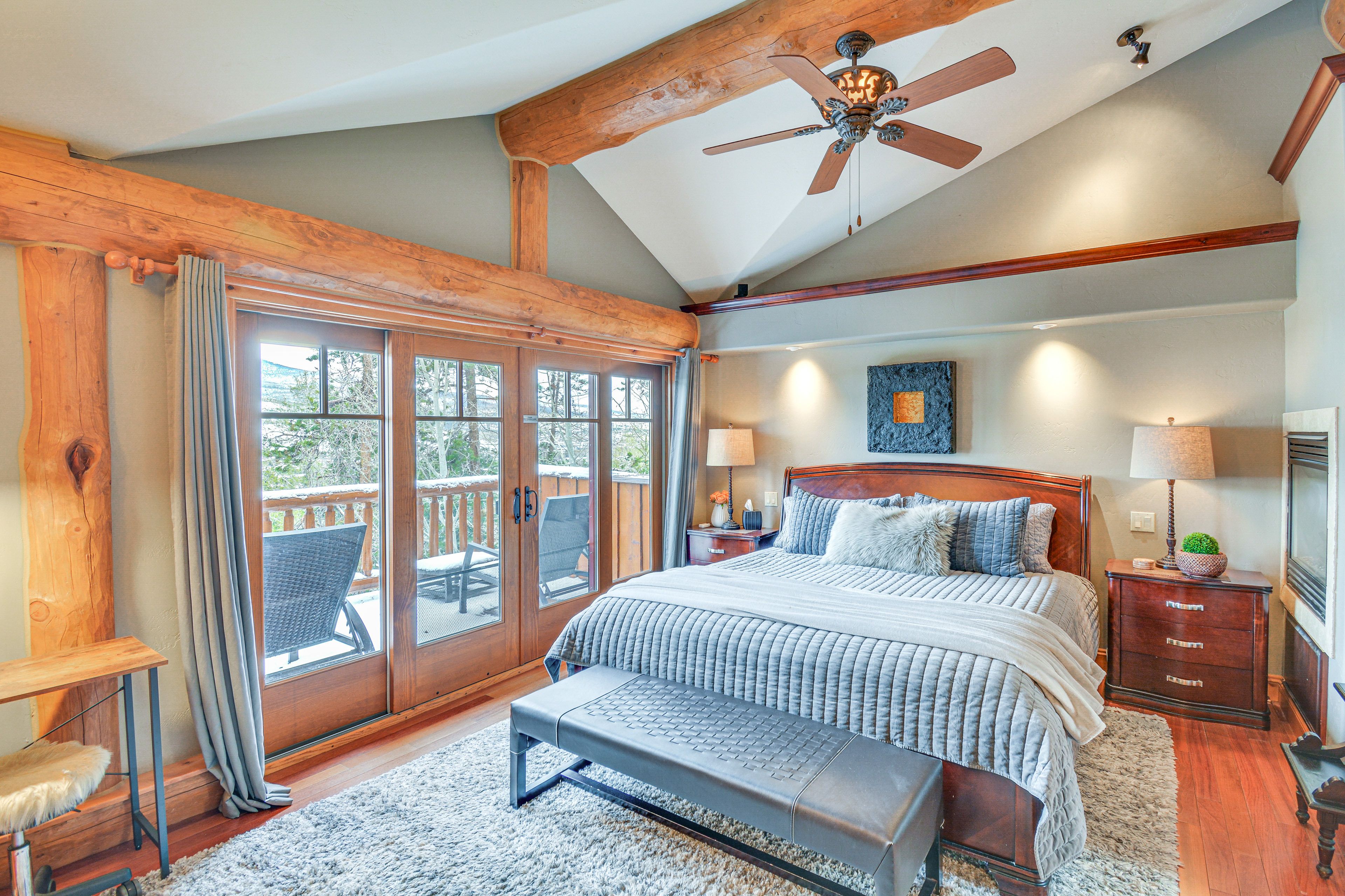 Bedroom 1 | 2nd Floor | King Bed | Linens Provided | Flat-Screen TV w/ Cable