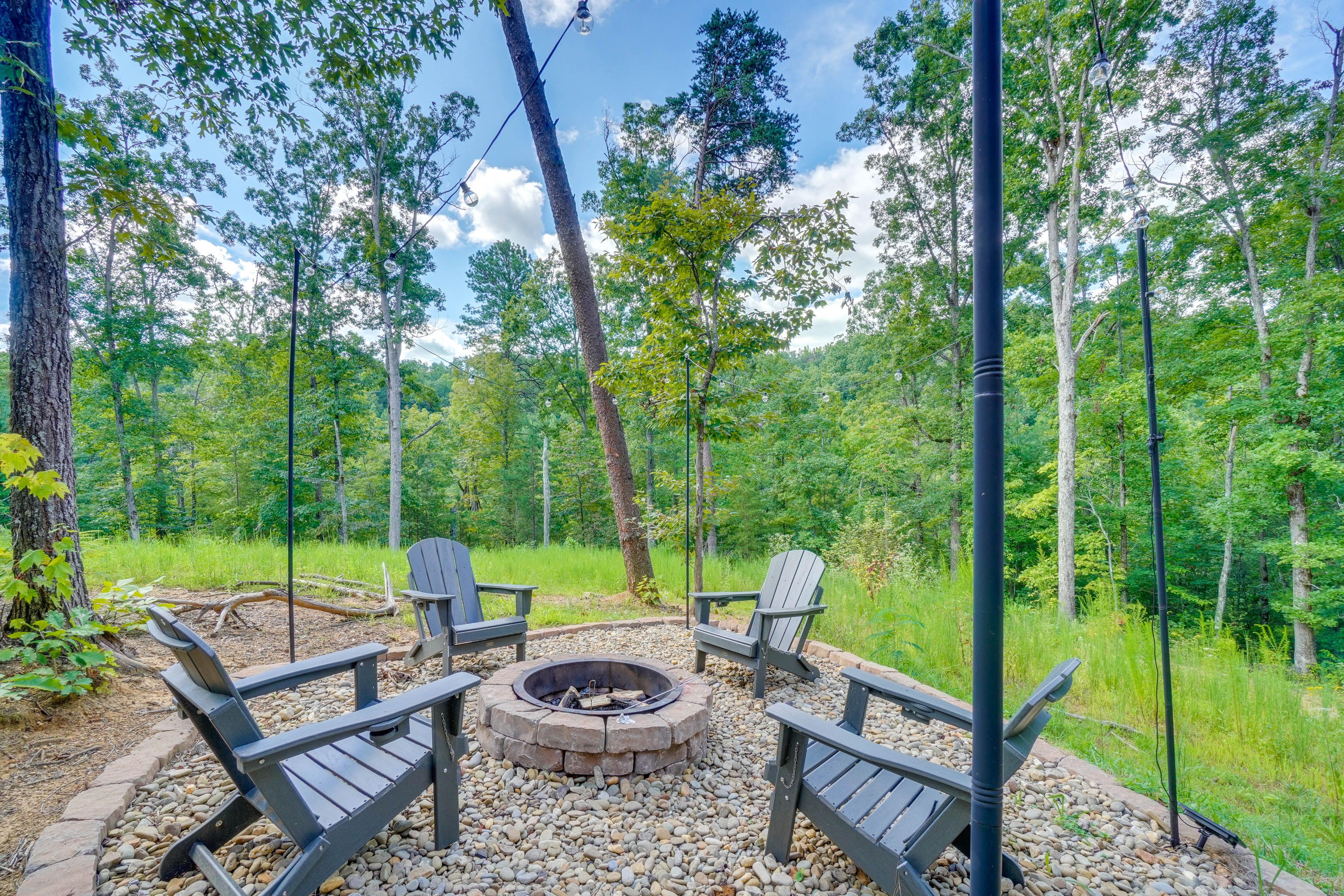 Private Backyard Area | Fire Pit