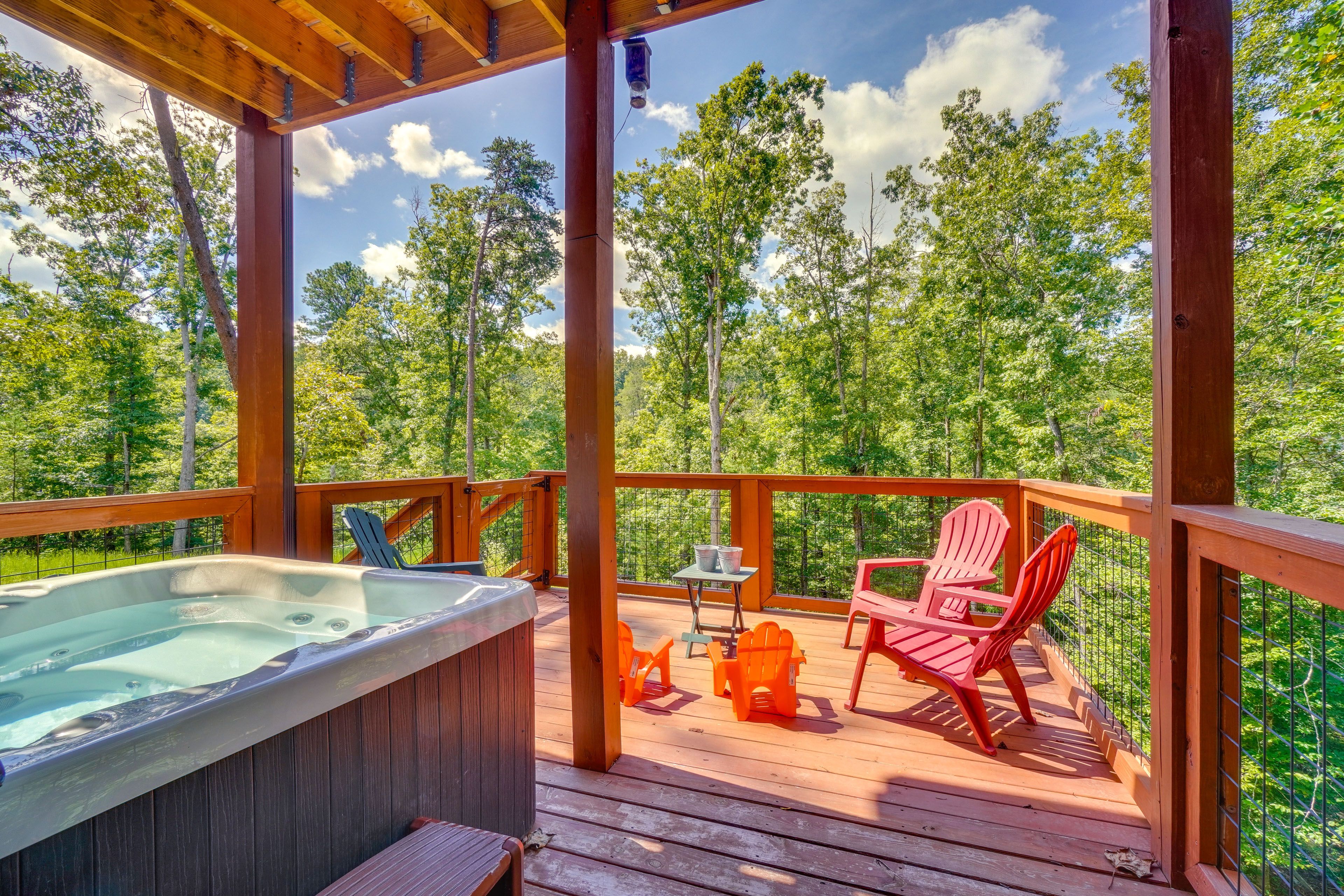 Lower Deck | Hot Tub | Lower Level