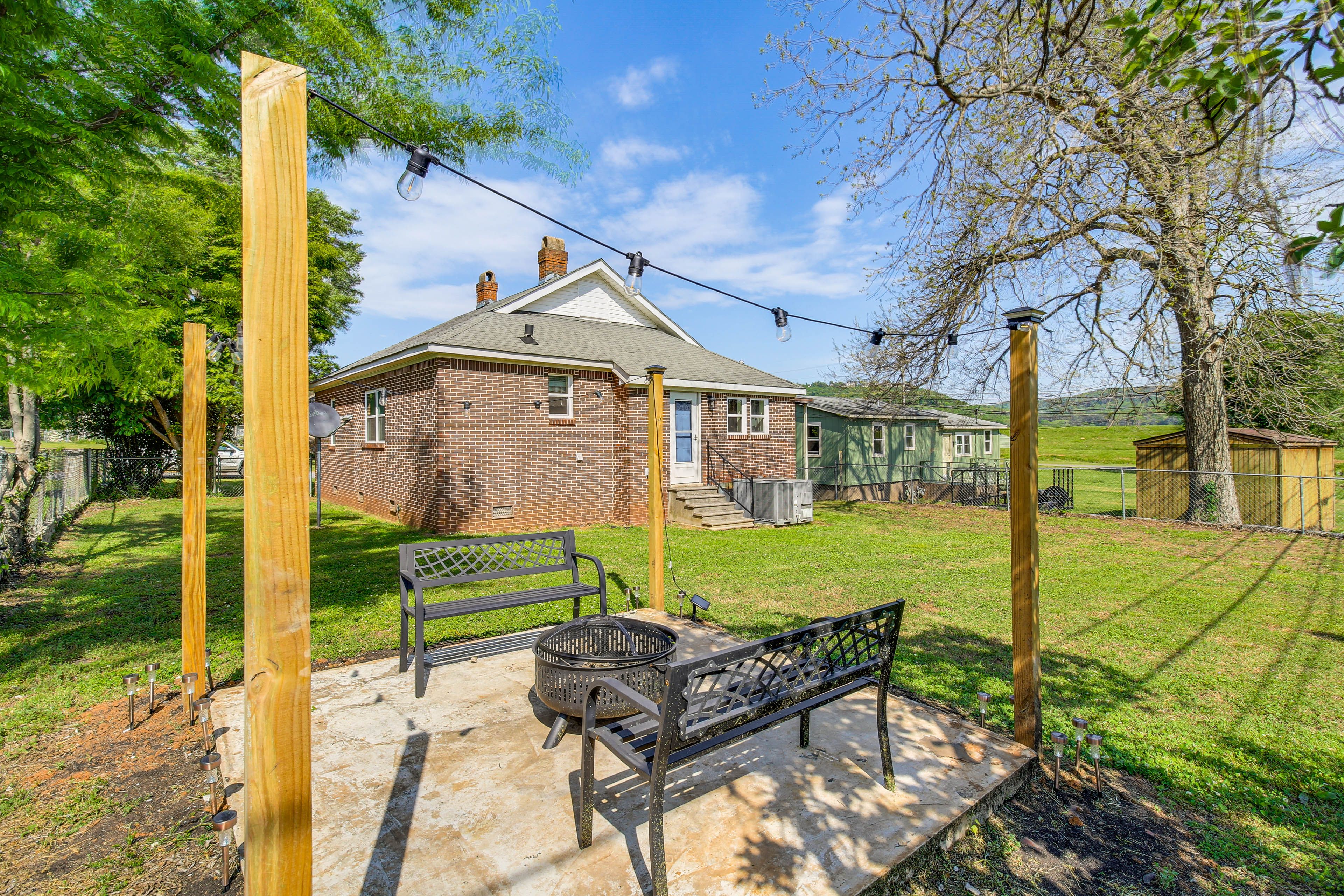 Fenced-In Yard | Gas Grill | Wood-Burning Fire Pit