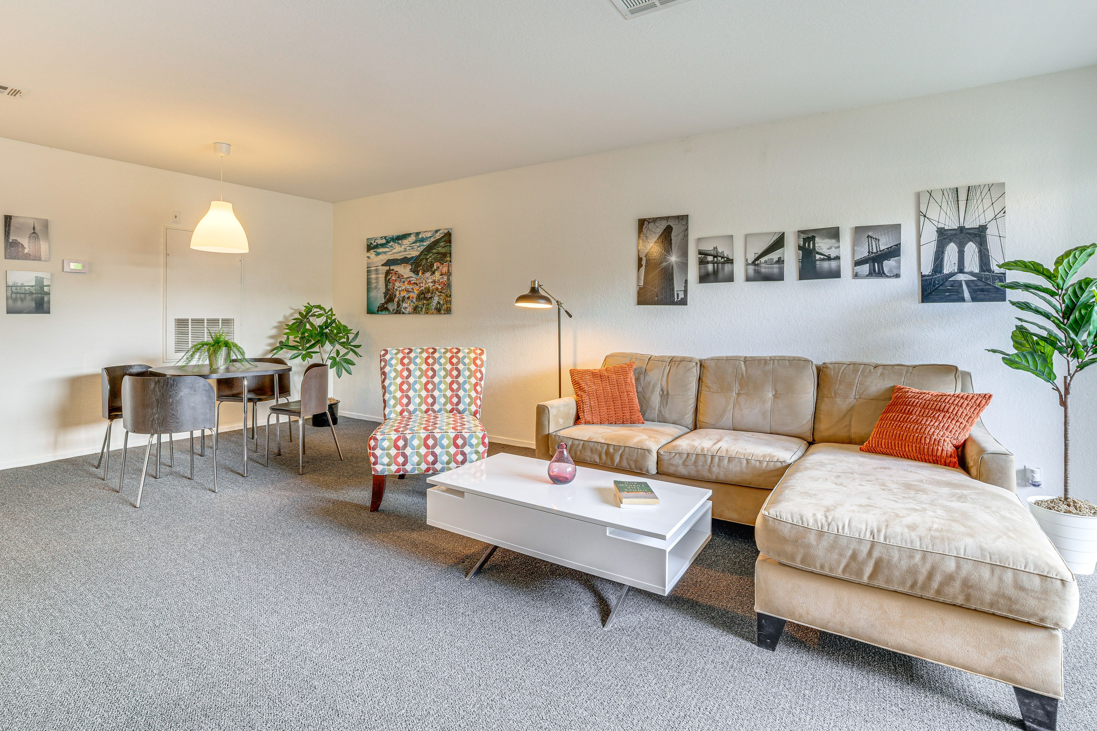 Living Room | Balcony Access | Smart TV