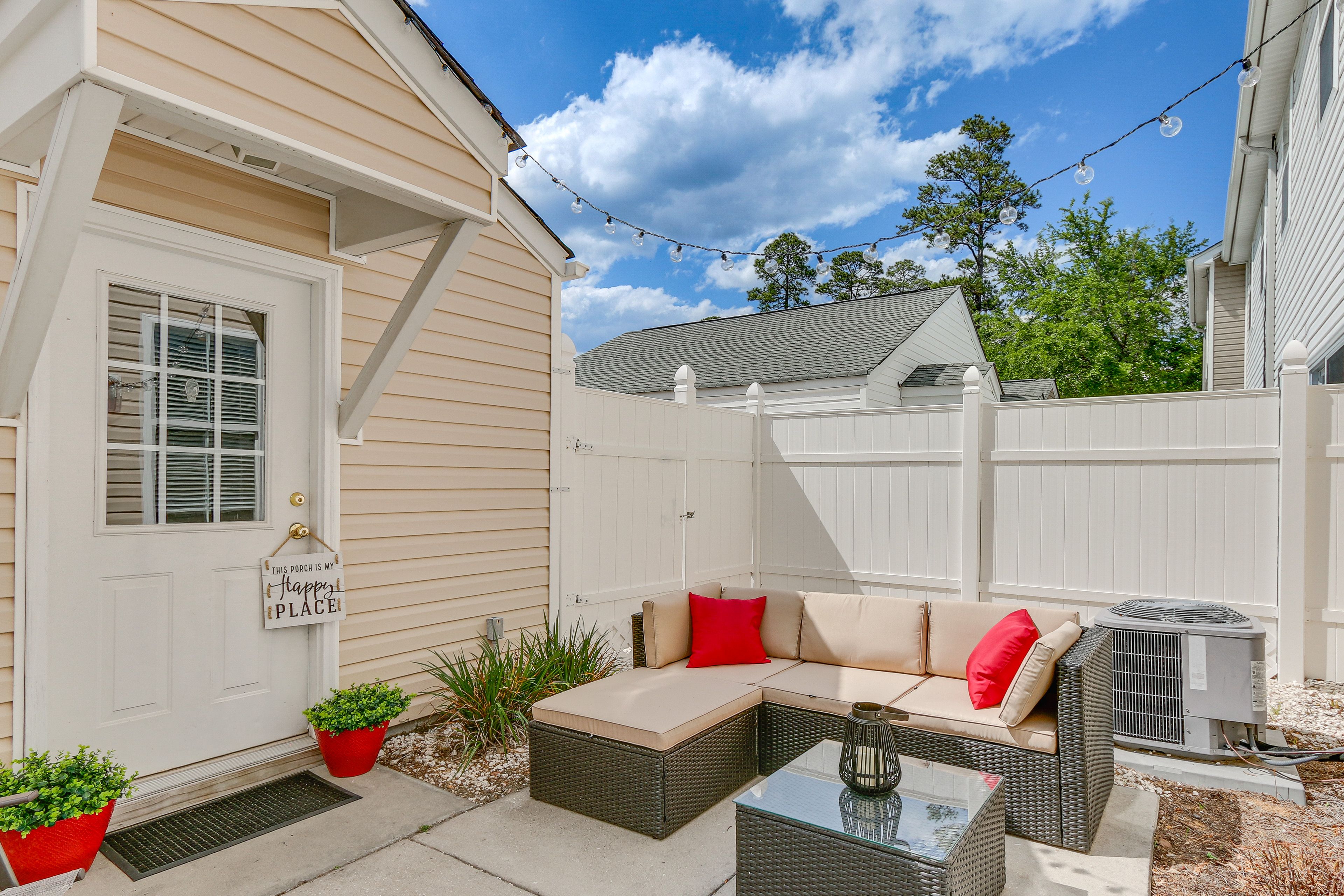Fenced-In Patio | Lounge Furniture