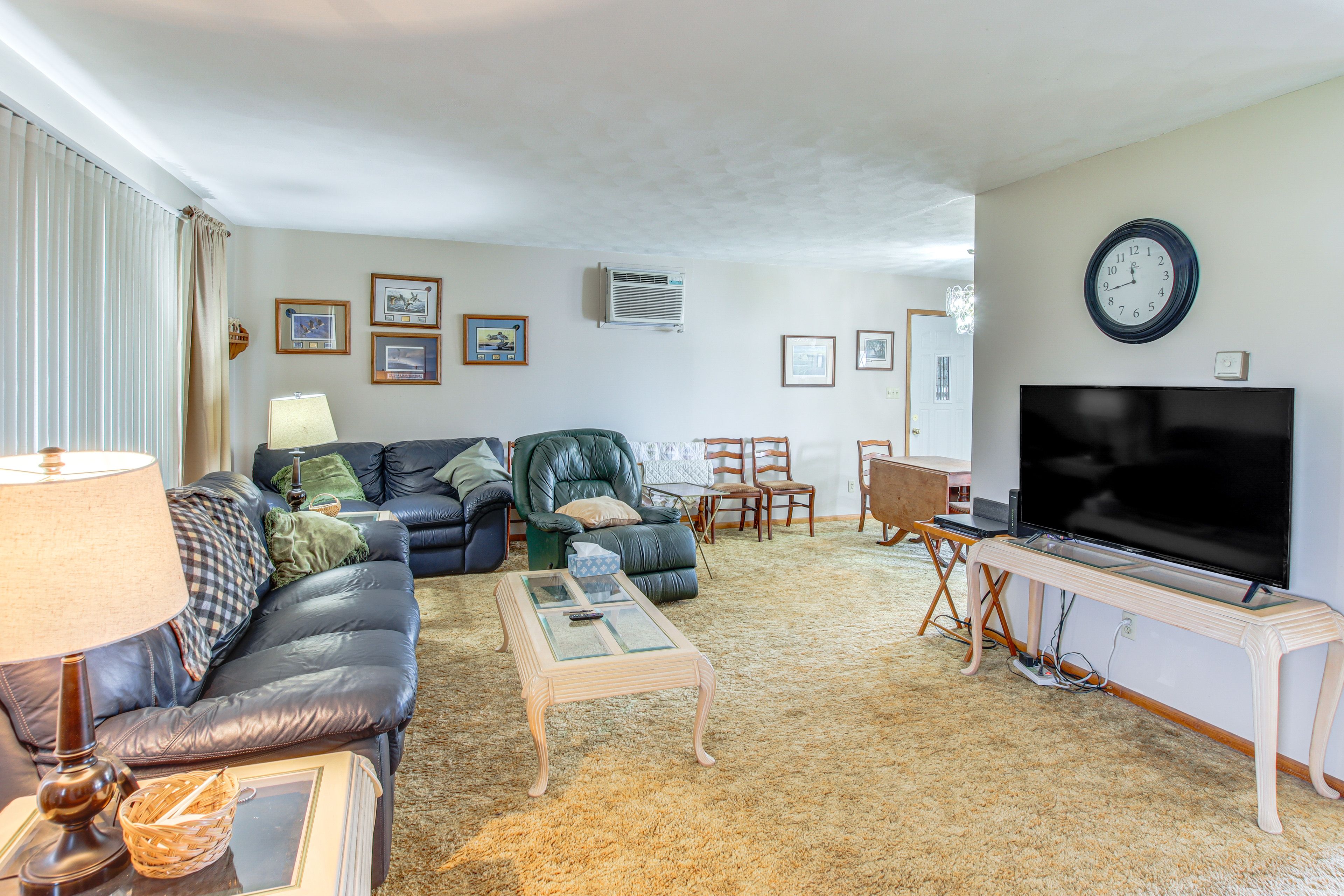 Property Interior | 3-Story Home | Free WiFi | Window A/C Units | Electric Heat