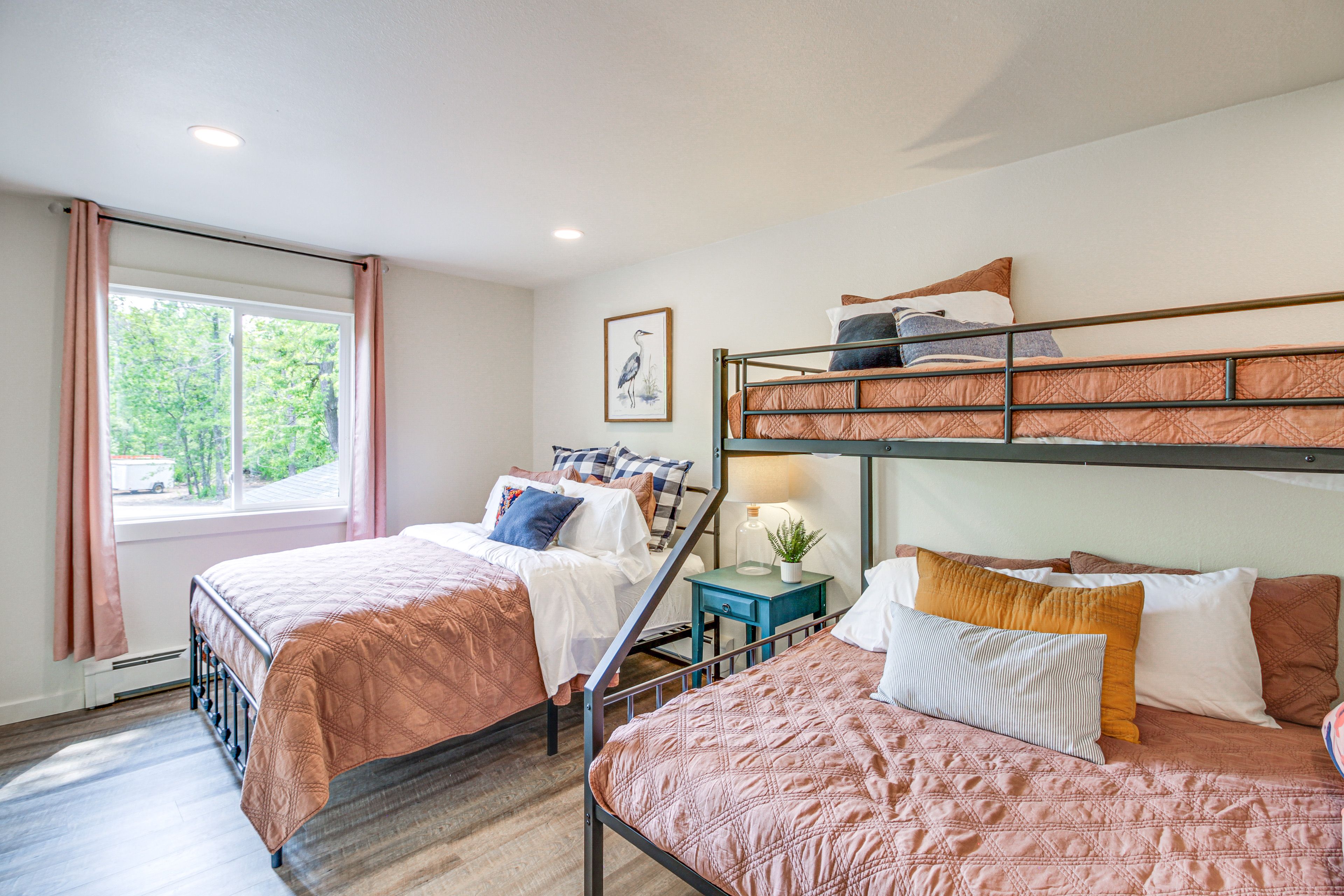 Bedroom 4 | Queen Bed | Twin/Full Bunk Bed | 2nd Floor