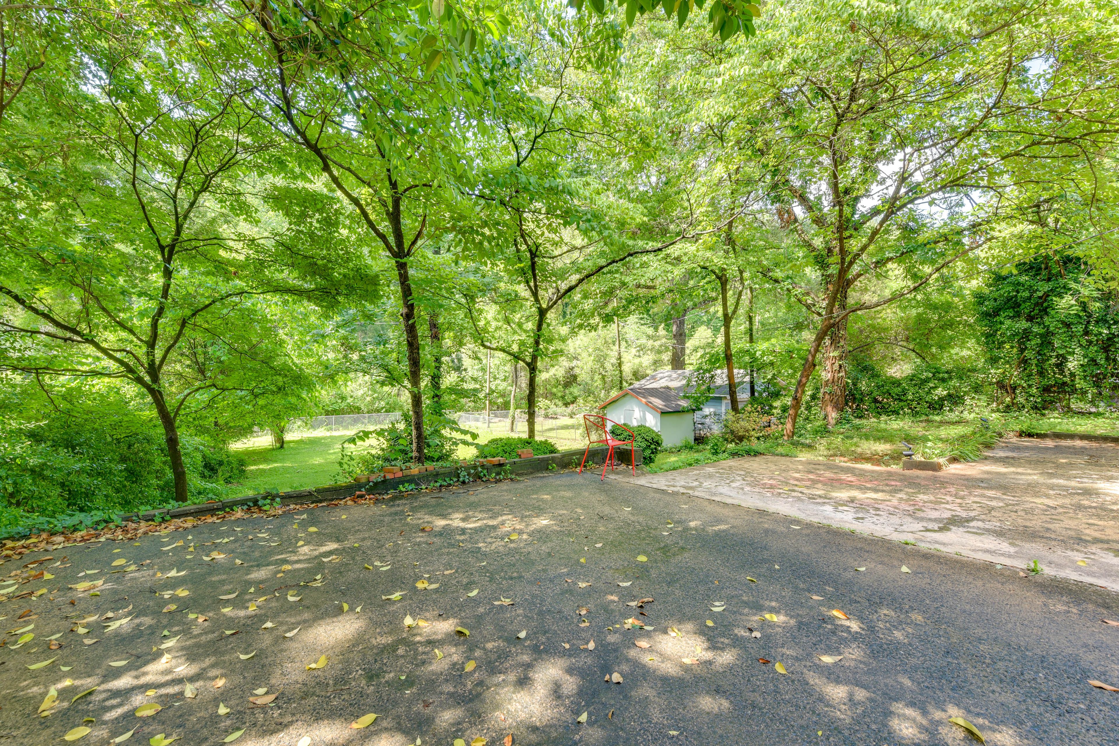 Exterior | Spacious Backyard