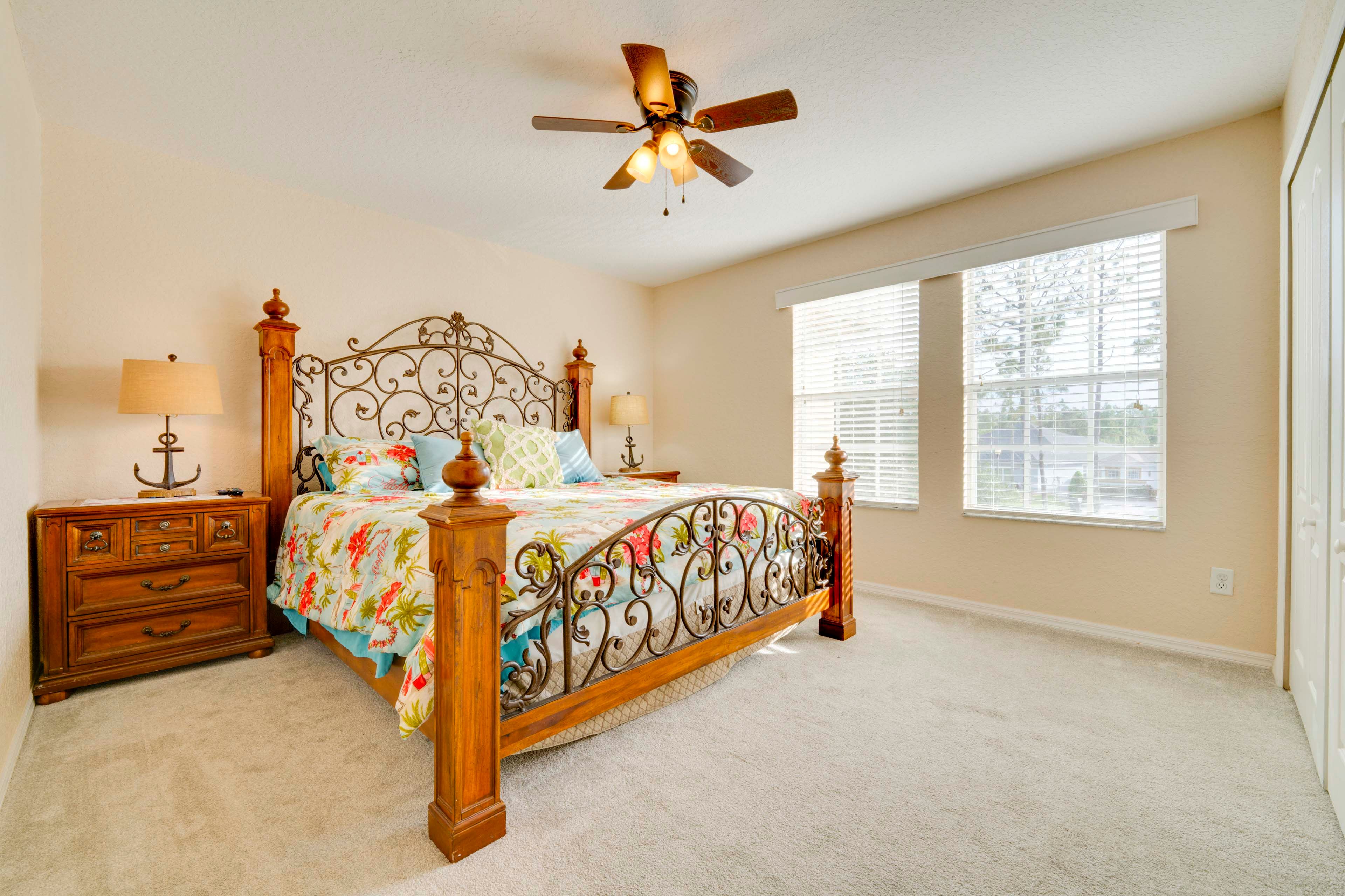 Bedroom 2 | 2nd Floor | King Bed | Flat-Screen TV