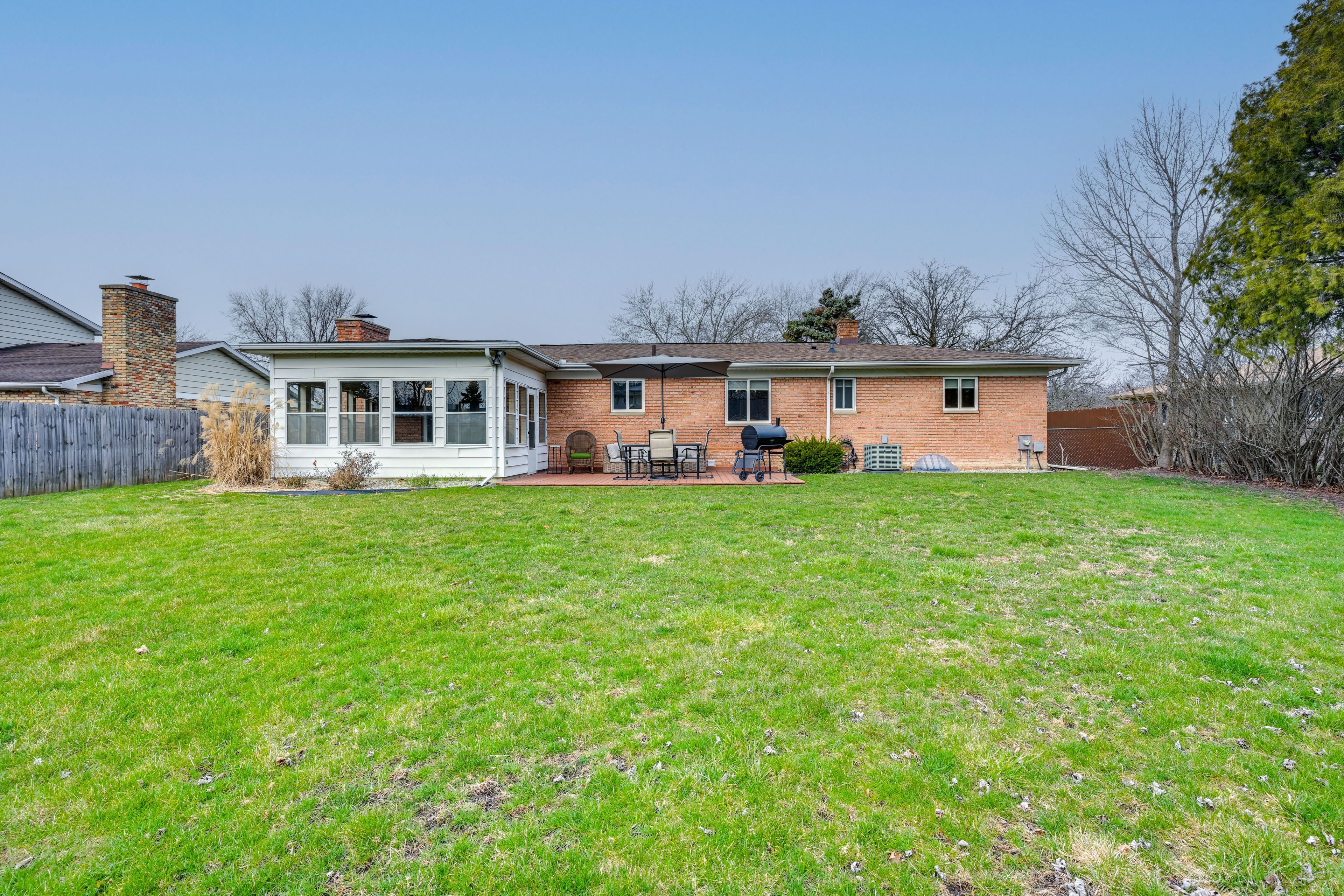 House Exterior | Fenced Backyard
