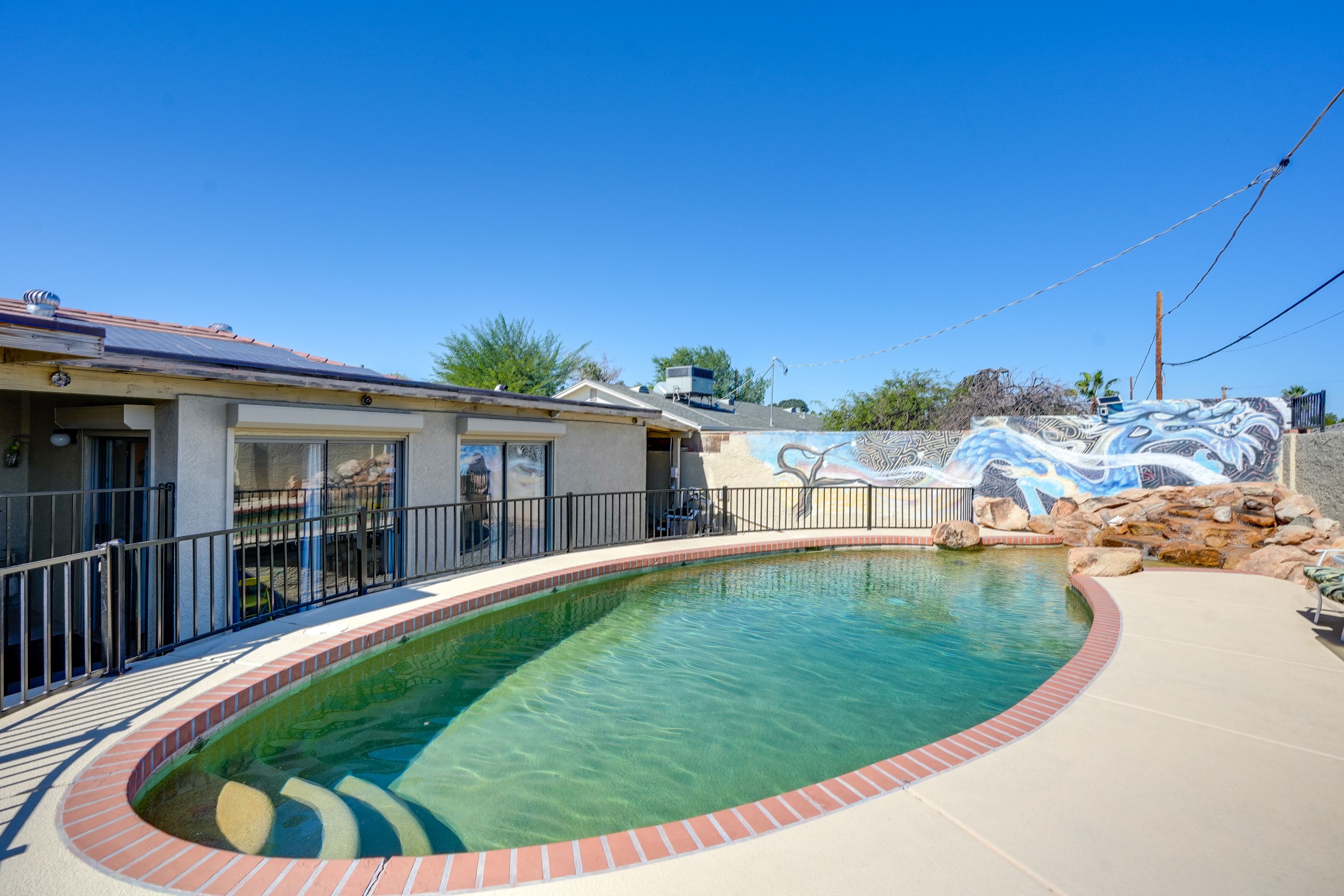 Phoenix Vacation Rental | 3BR | 2BA | 2,500 Sq Ft | Small Step to Enter