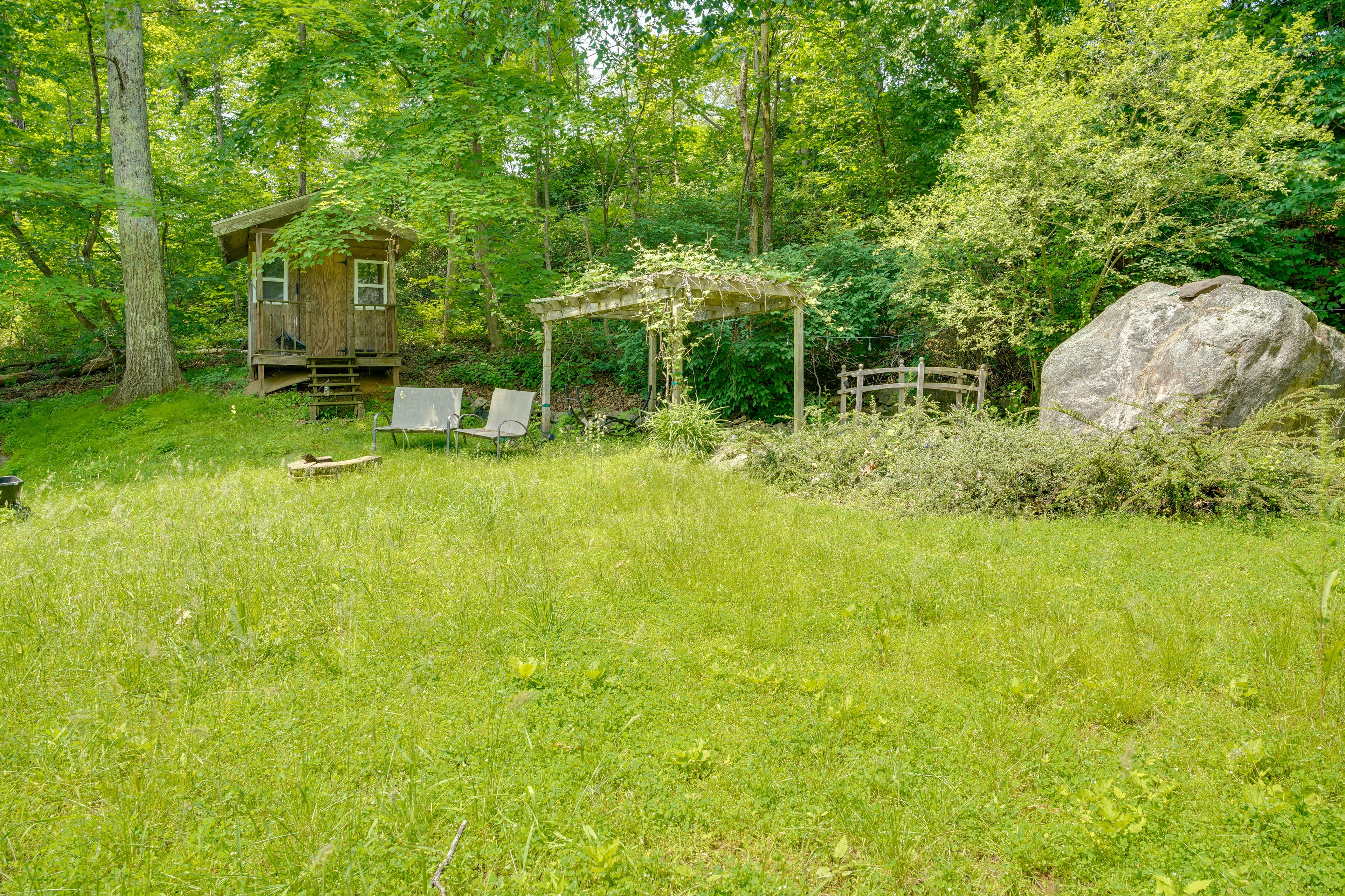 House Exterior | Private Yard w/ Seating