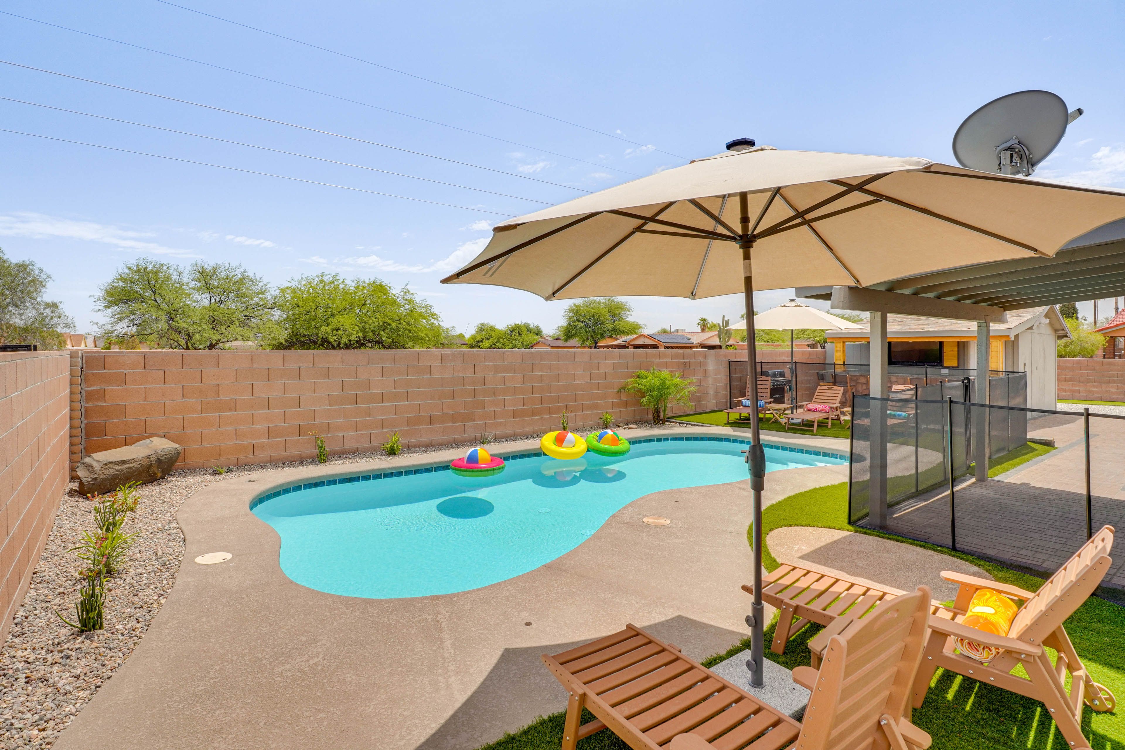 Private Pool (Unheated) | Lounge Chairs