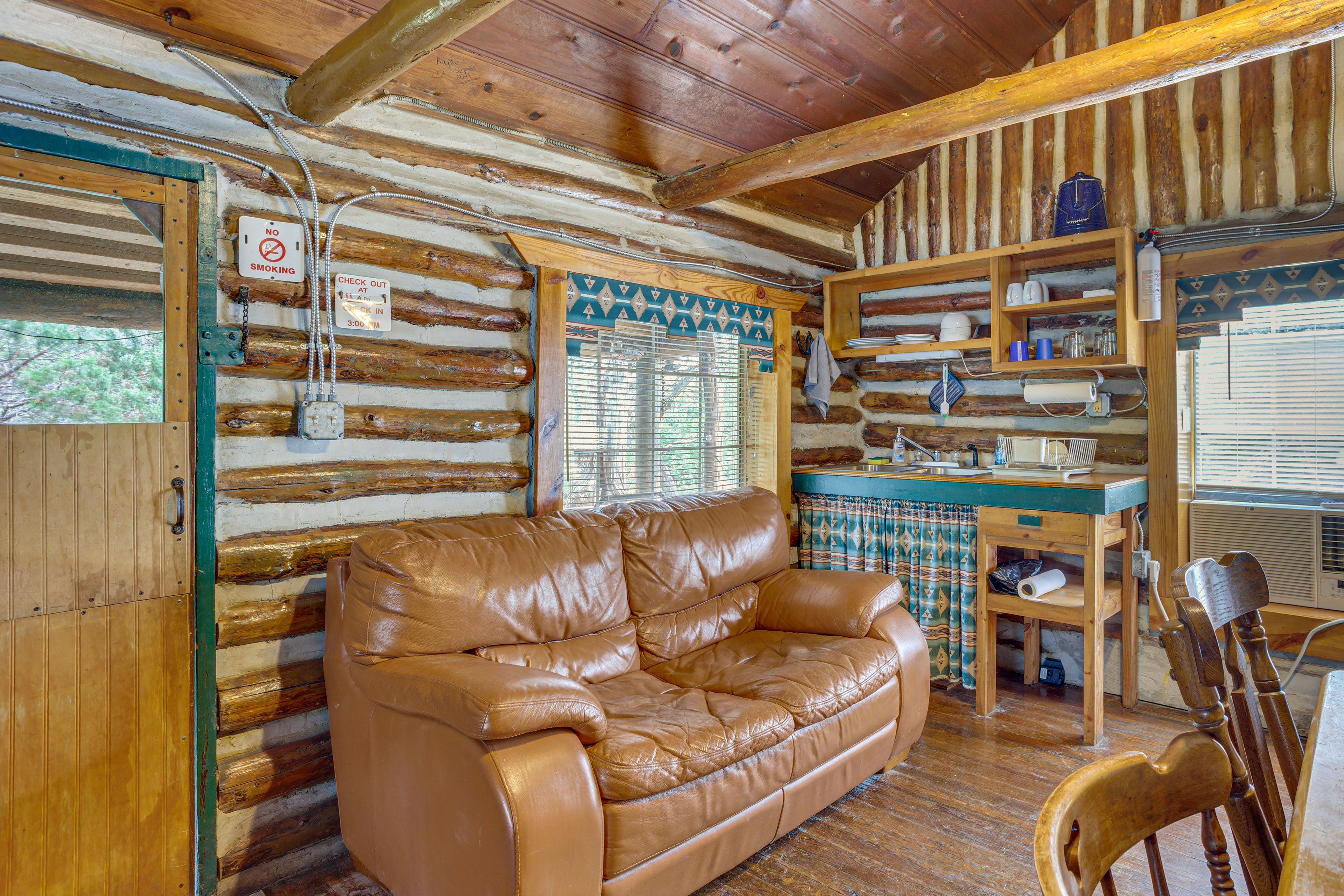 Living Area | Mini-Split Heating | Window A/C Unit | Free WiFi