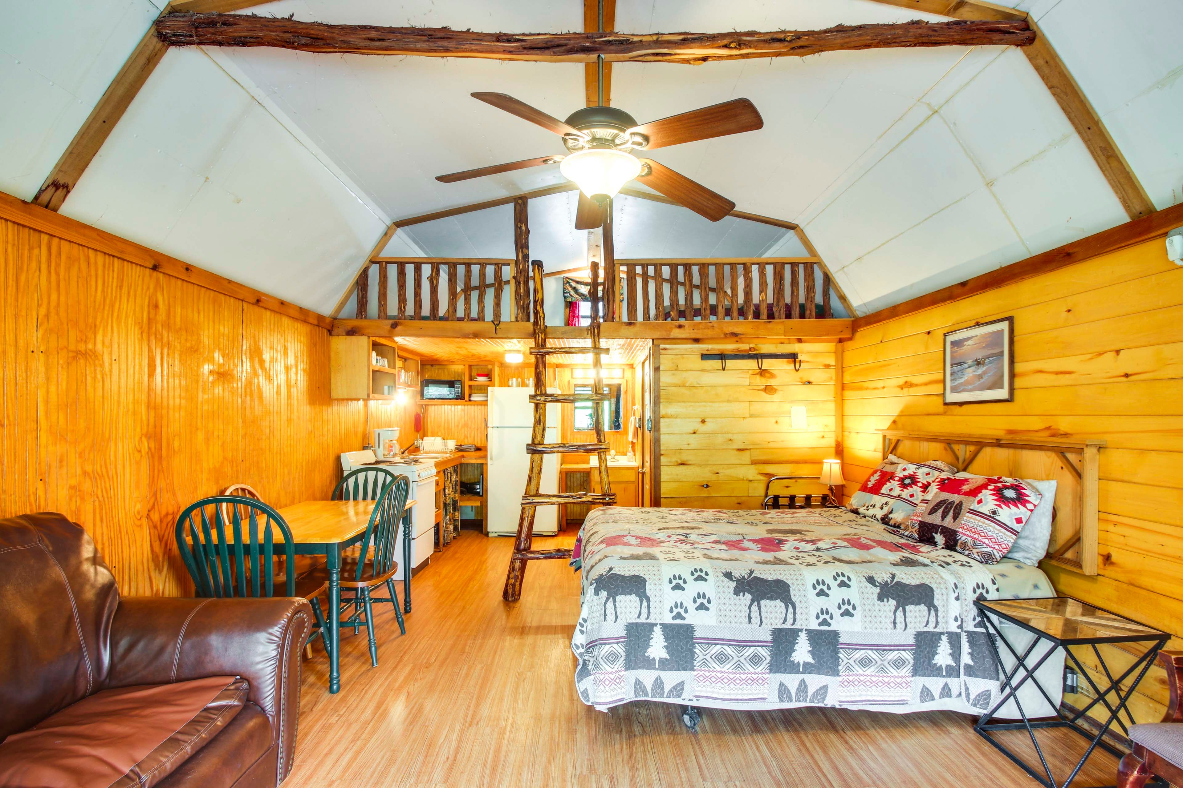 Davis Vacation Rental | Studio | 1BA | 350 Sq Ft | 7 Steps to Enter