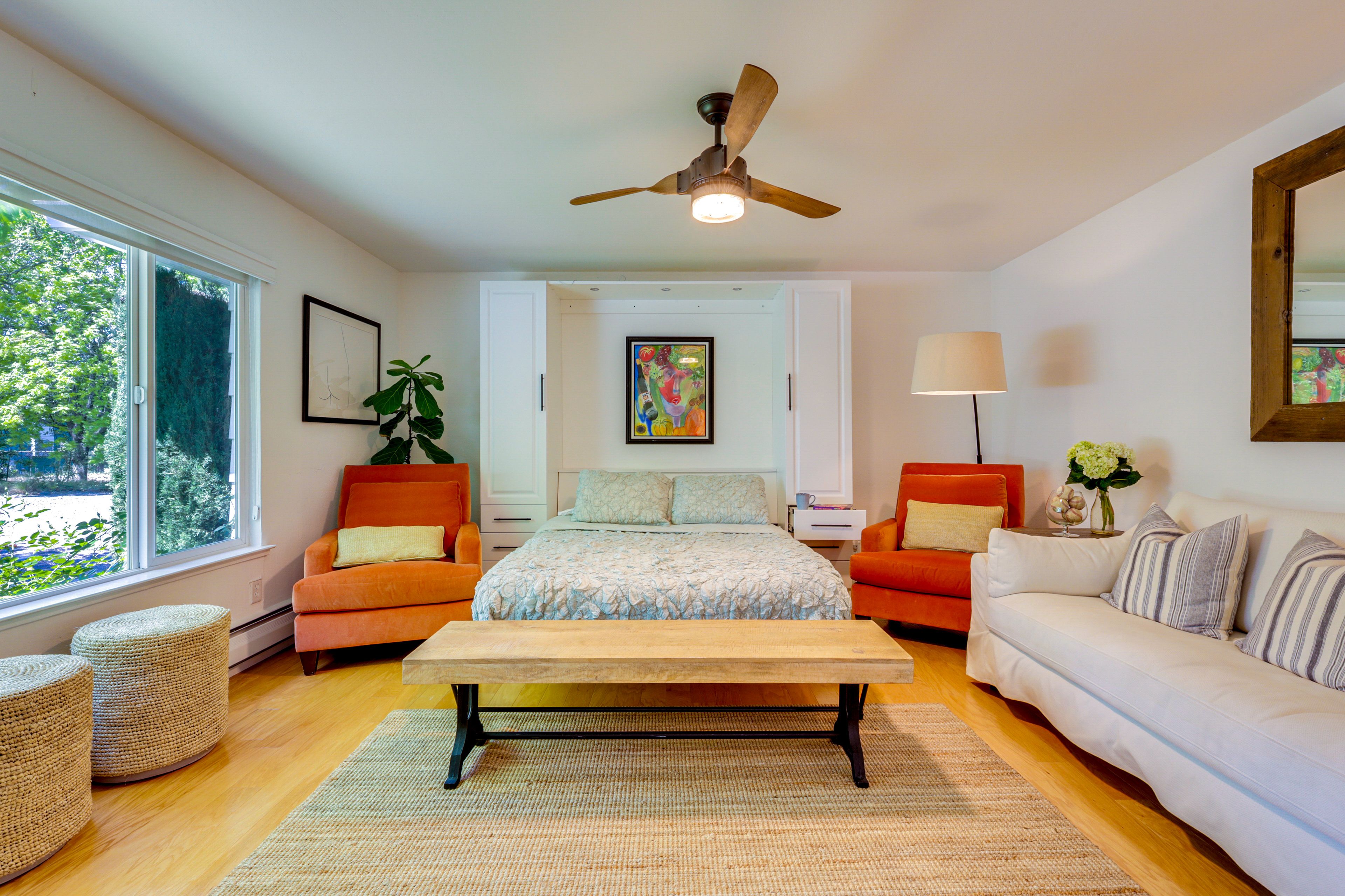 Bedroom 4 | Full Murphy Bed | Flat-Screen TV