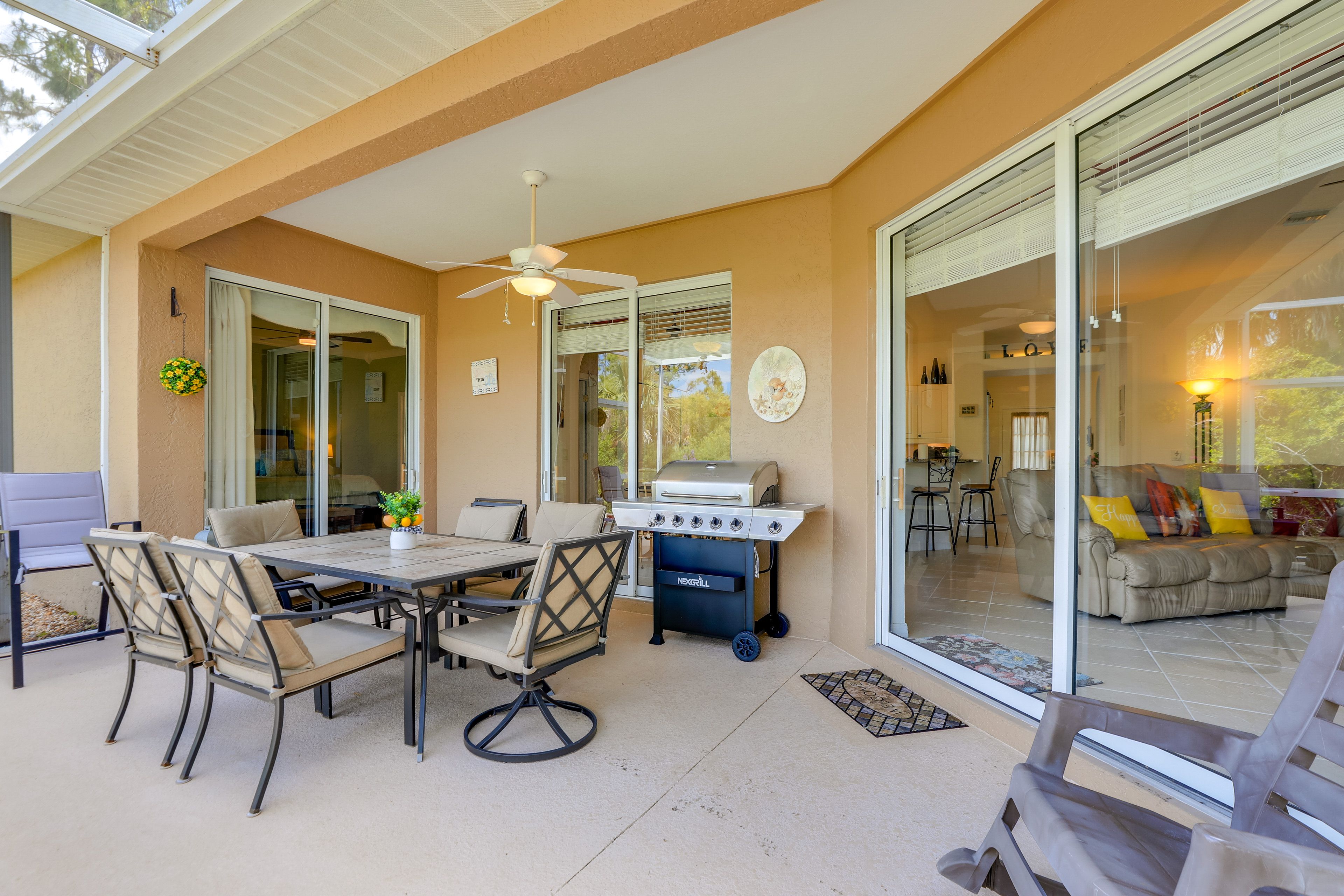 House Exterior | Screened Patio | Dining Area | Gas Grill