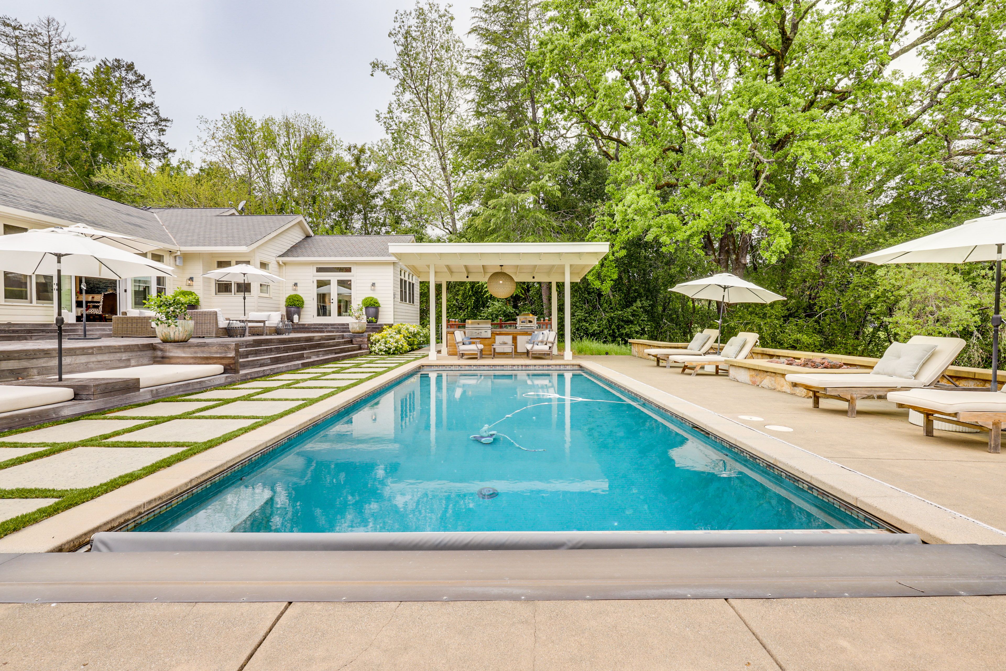 Solar-Heated Pool