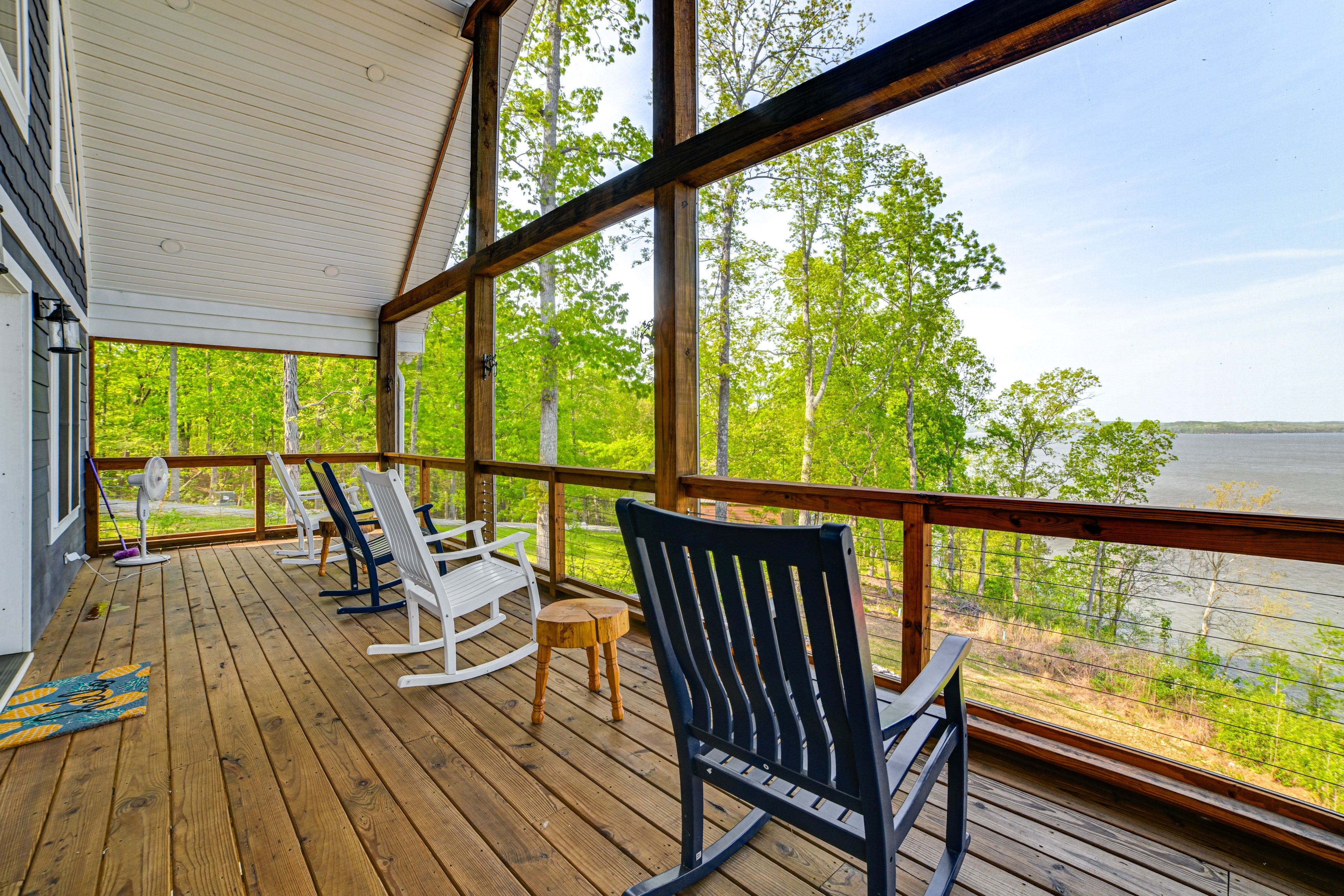 Screened Porch | 3-Story Home | Rocking Chairs | Lake Views
