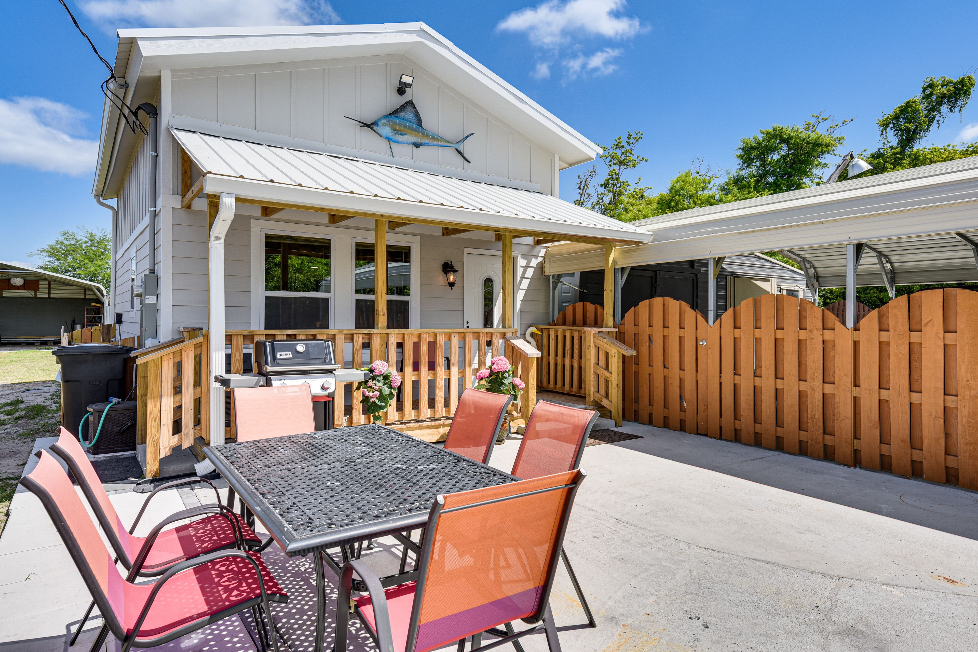 Panama City Vacation Rental | 3BR | 1BA | 800 Sq Ft | 3 Steps to Enter