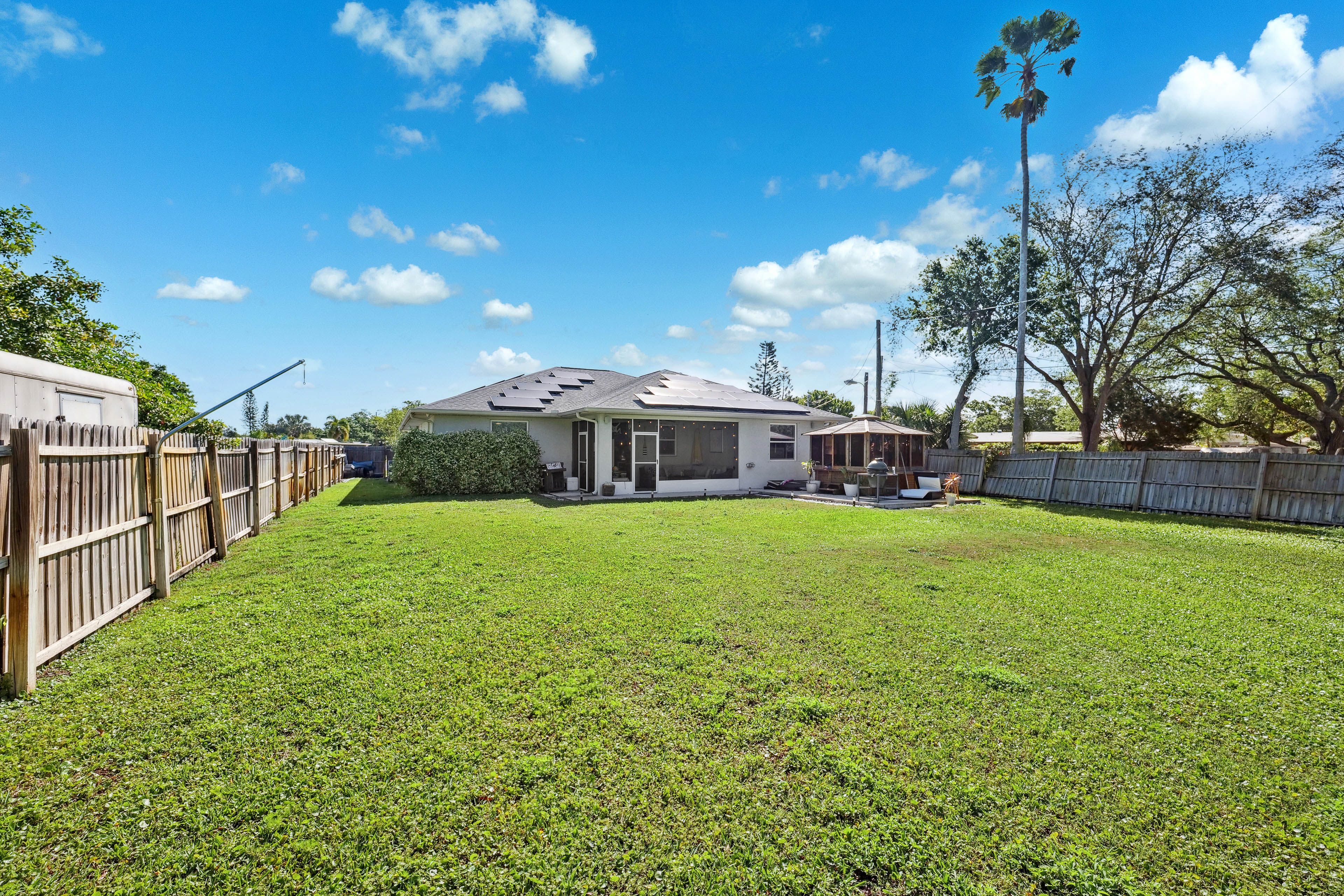 House Exterior | Fenced Backyard