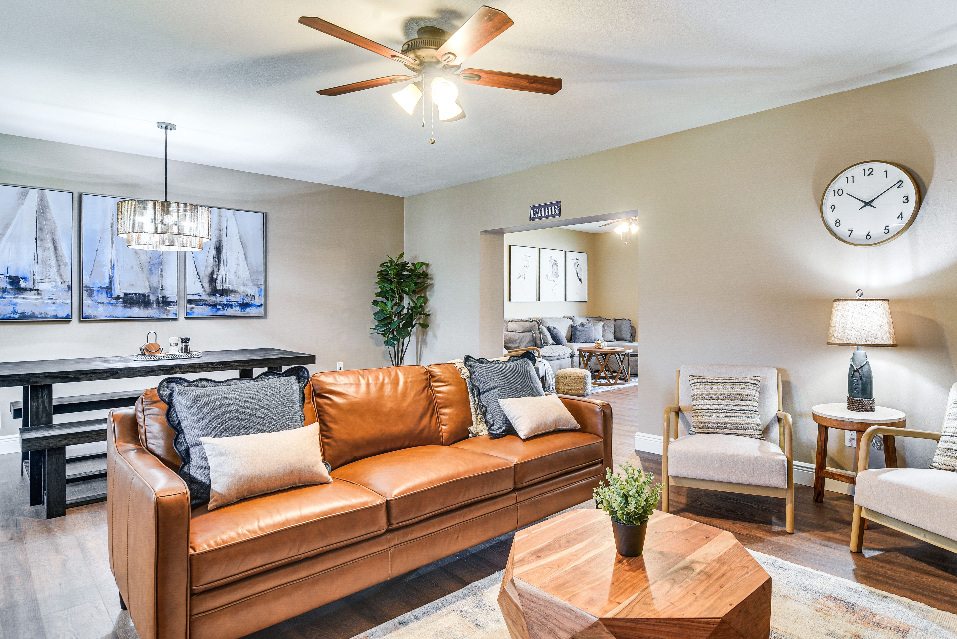 Living Room 1 | Central A/C & Heating | Free WiFi