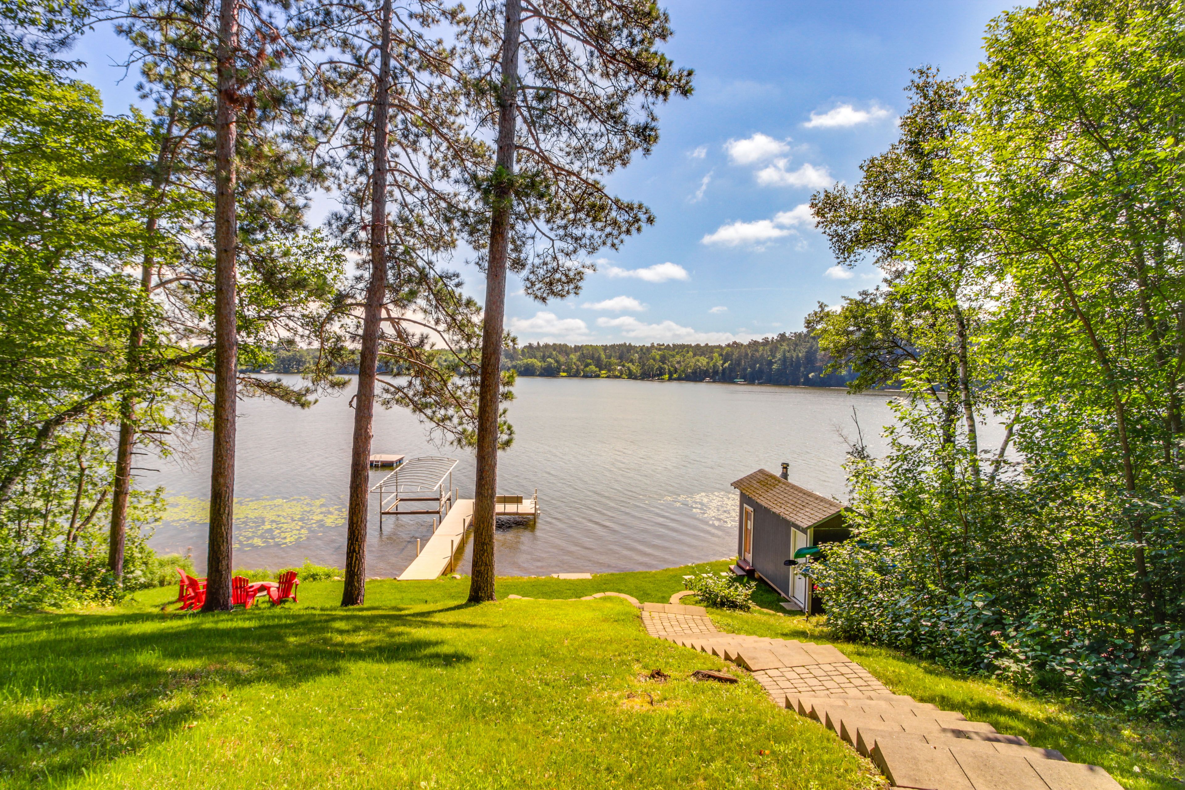 Pequot Lakes Vacation Rental | 1BR | 1BA | 712 Sq Ft | Stairs Required