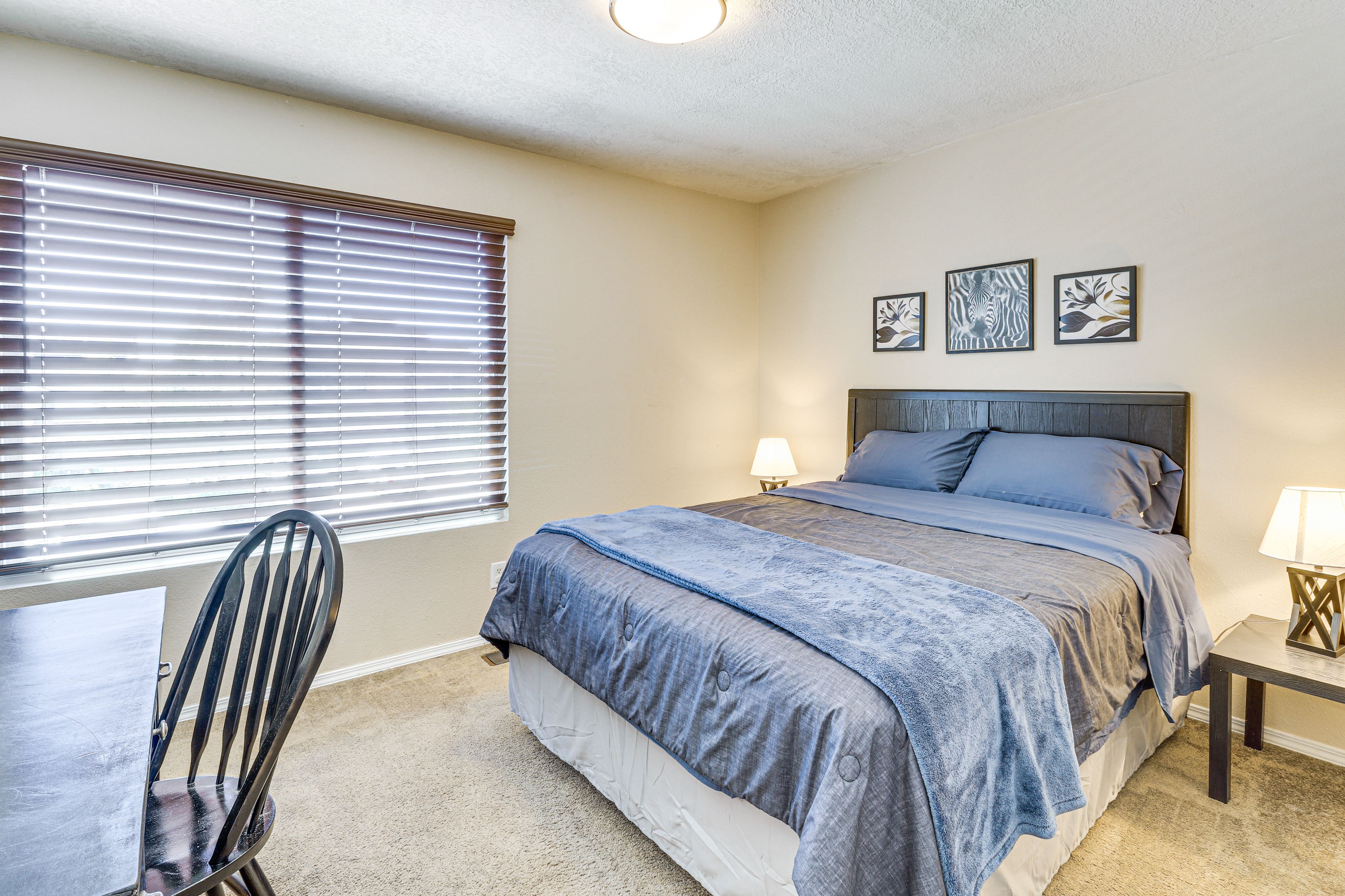Bedroom 2 | 2nd Floor | Queen Bed | Desk Workspace