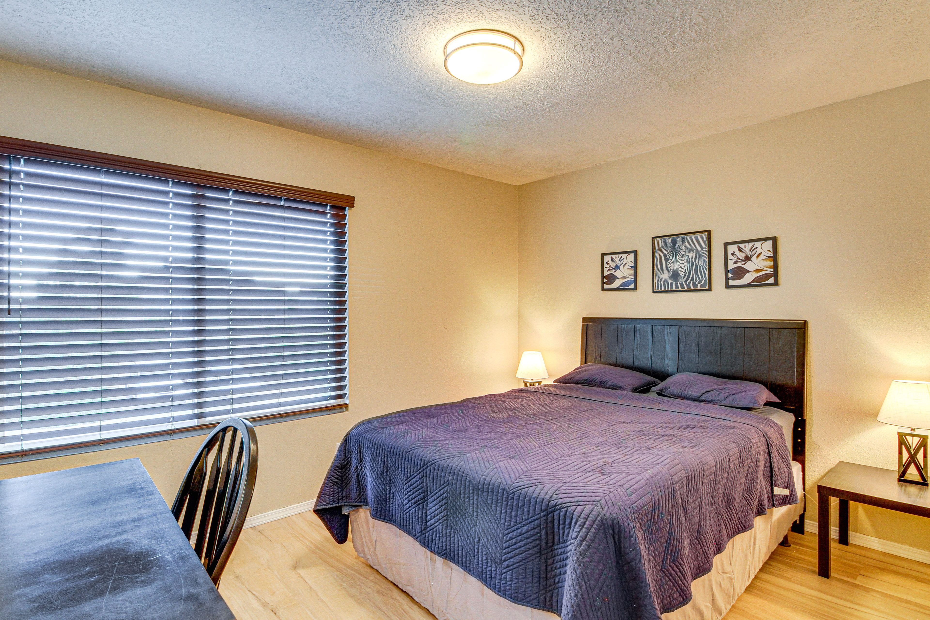 Bedroom 2 | 2nd Floor | Queen Bed | Desk Workspace