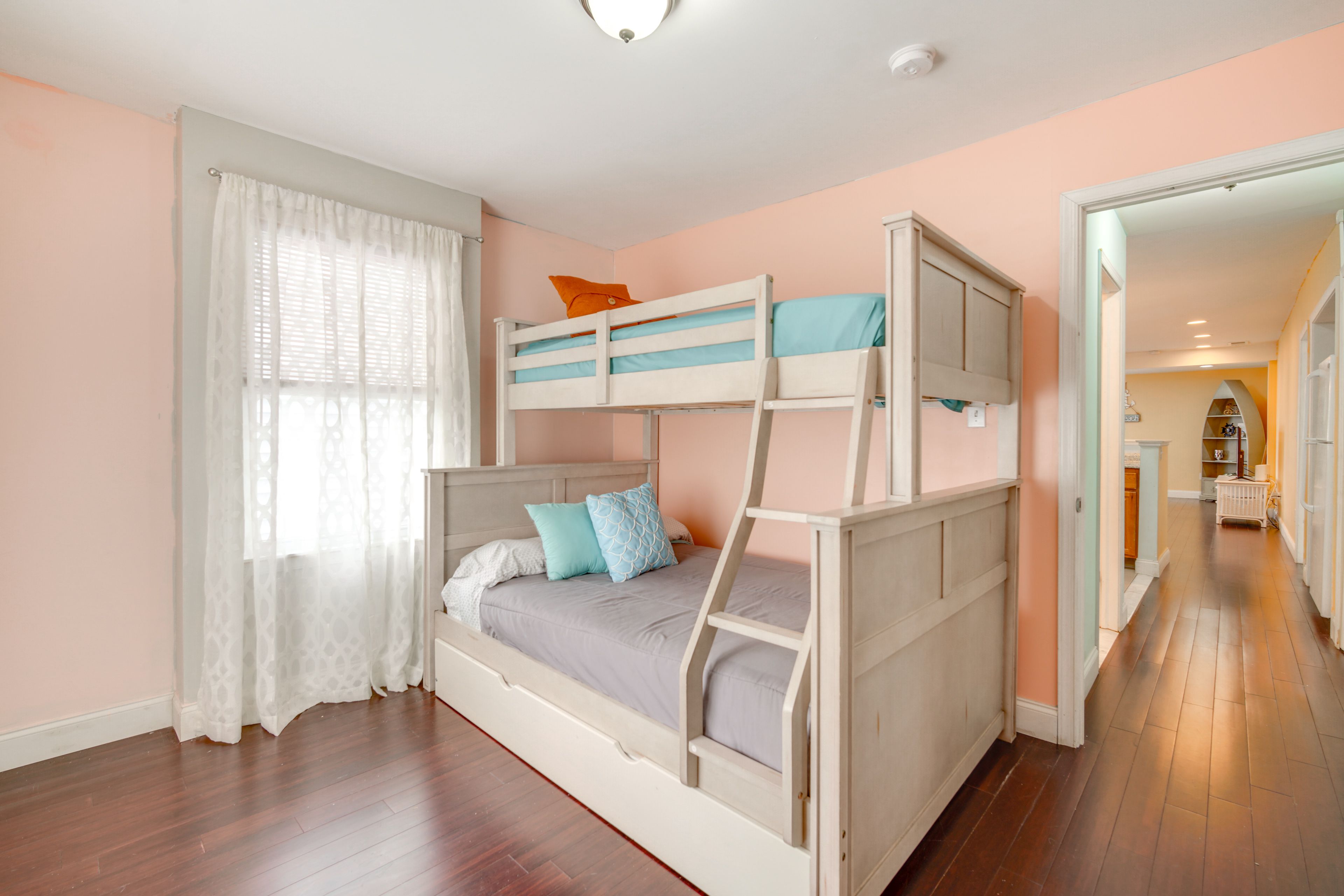Bedroom 4 | 2nd Floor | Twin/Full Bunk Bed w/ Full Trundle | Linens Provided