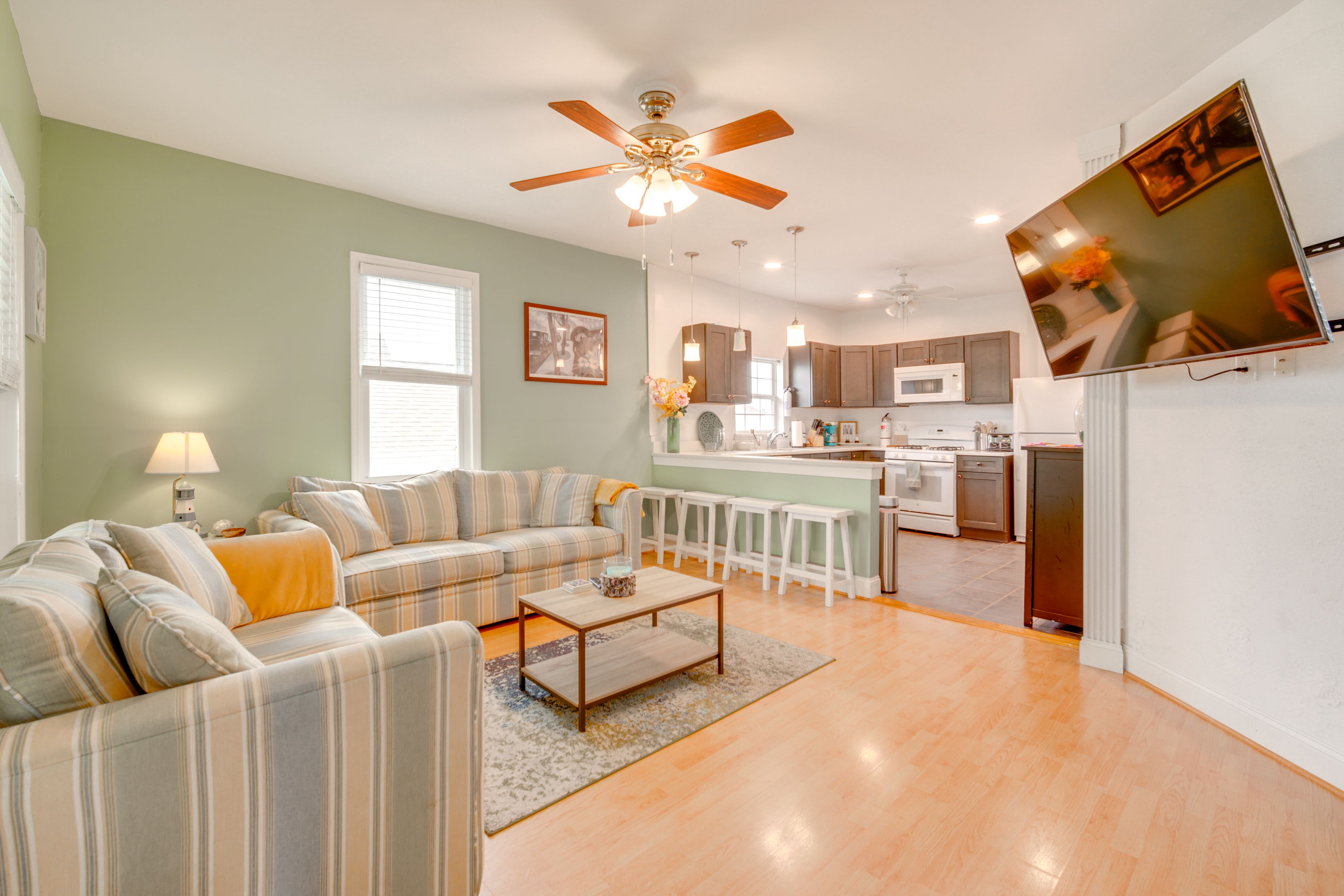 Living Room | 1st Floor | Central A/C & Heating