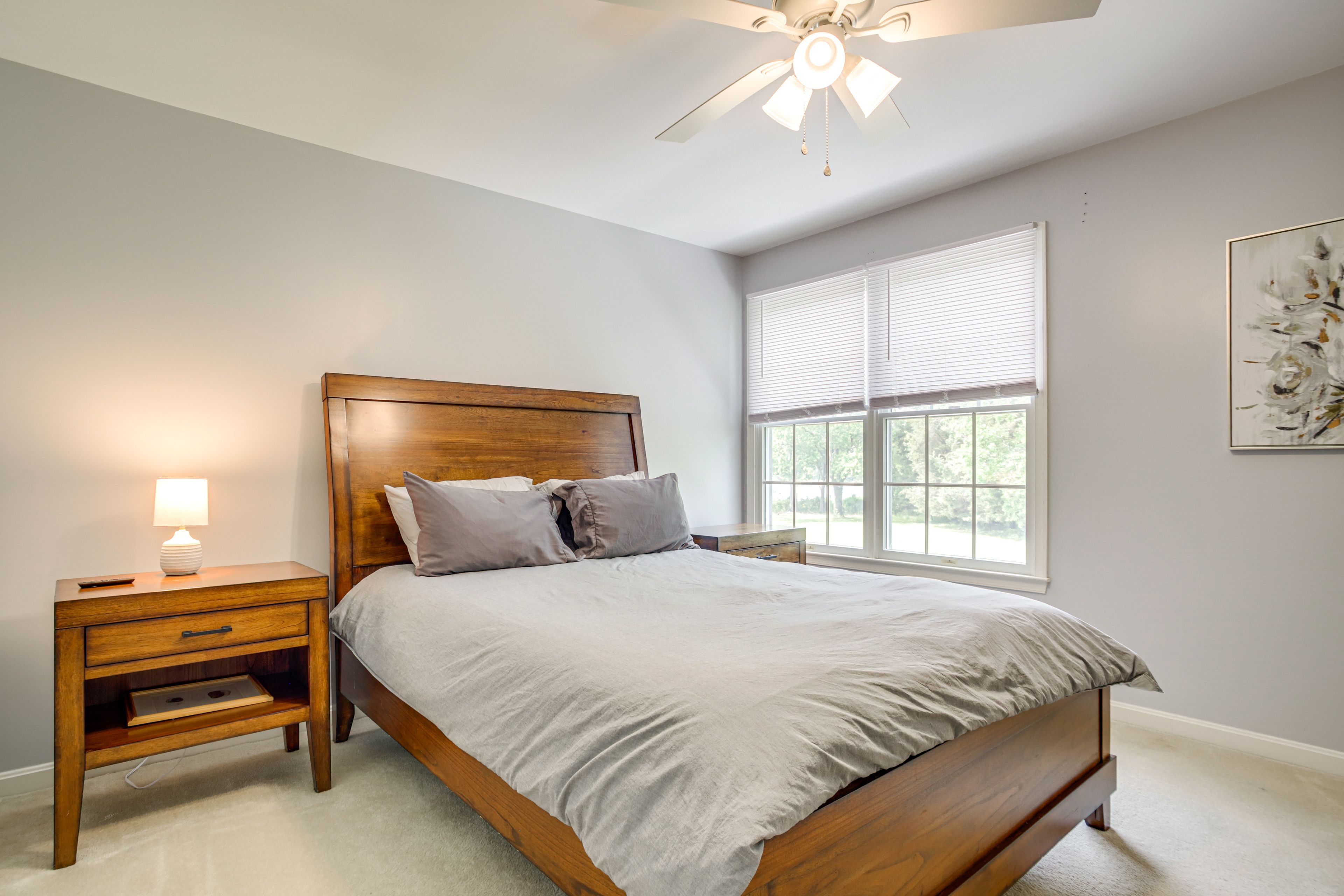 Bedroom 1 | 2nd Floor | Queen Bed | Linens Provided | Smart TV