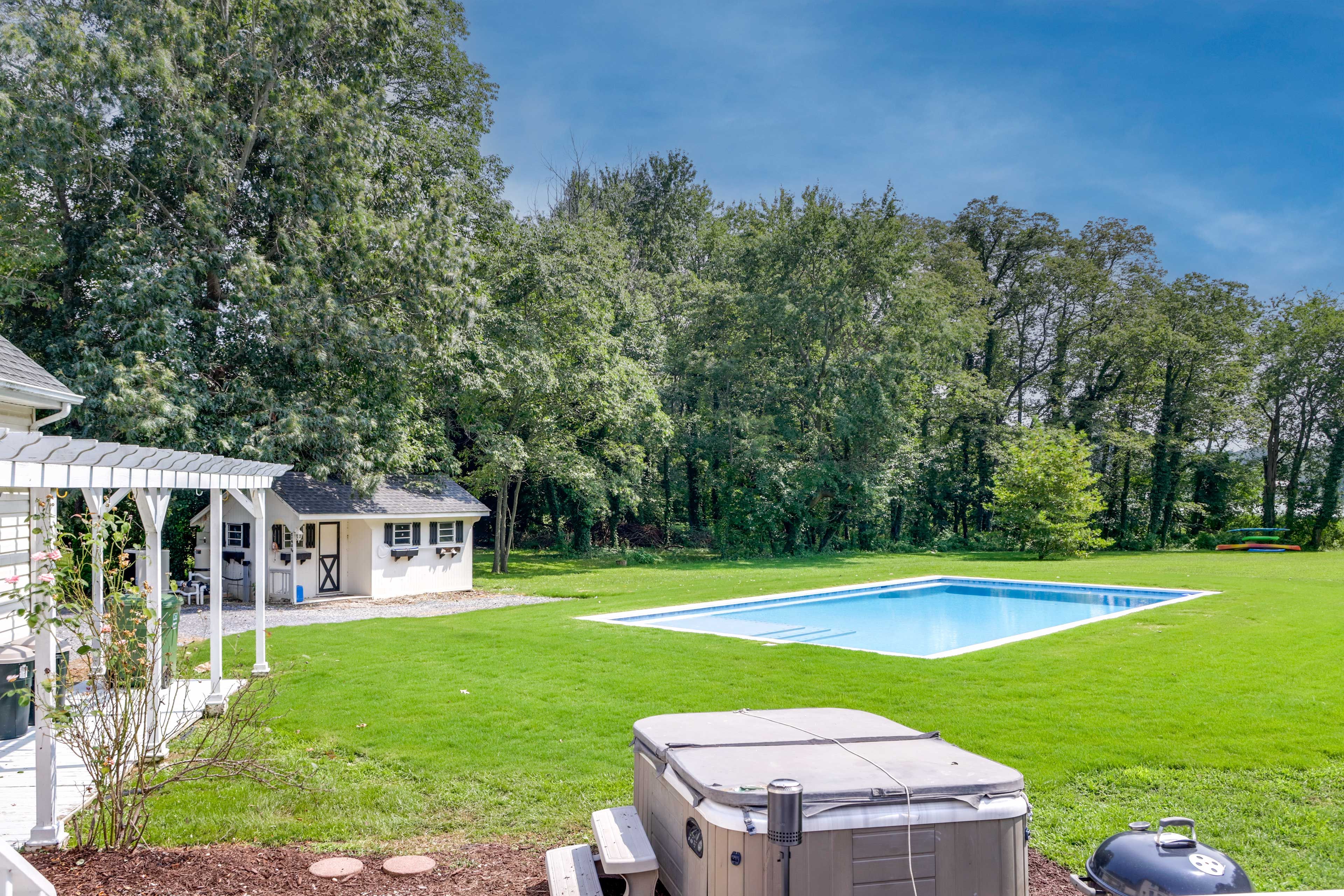 Backyard | In-Ground Pool (Heated w/ Fee)