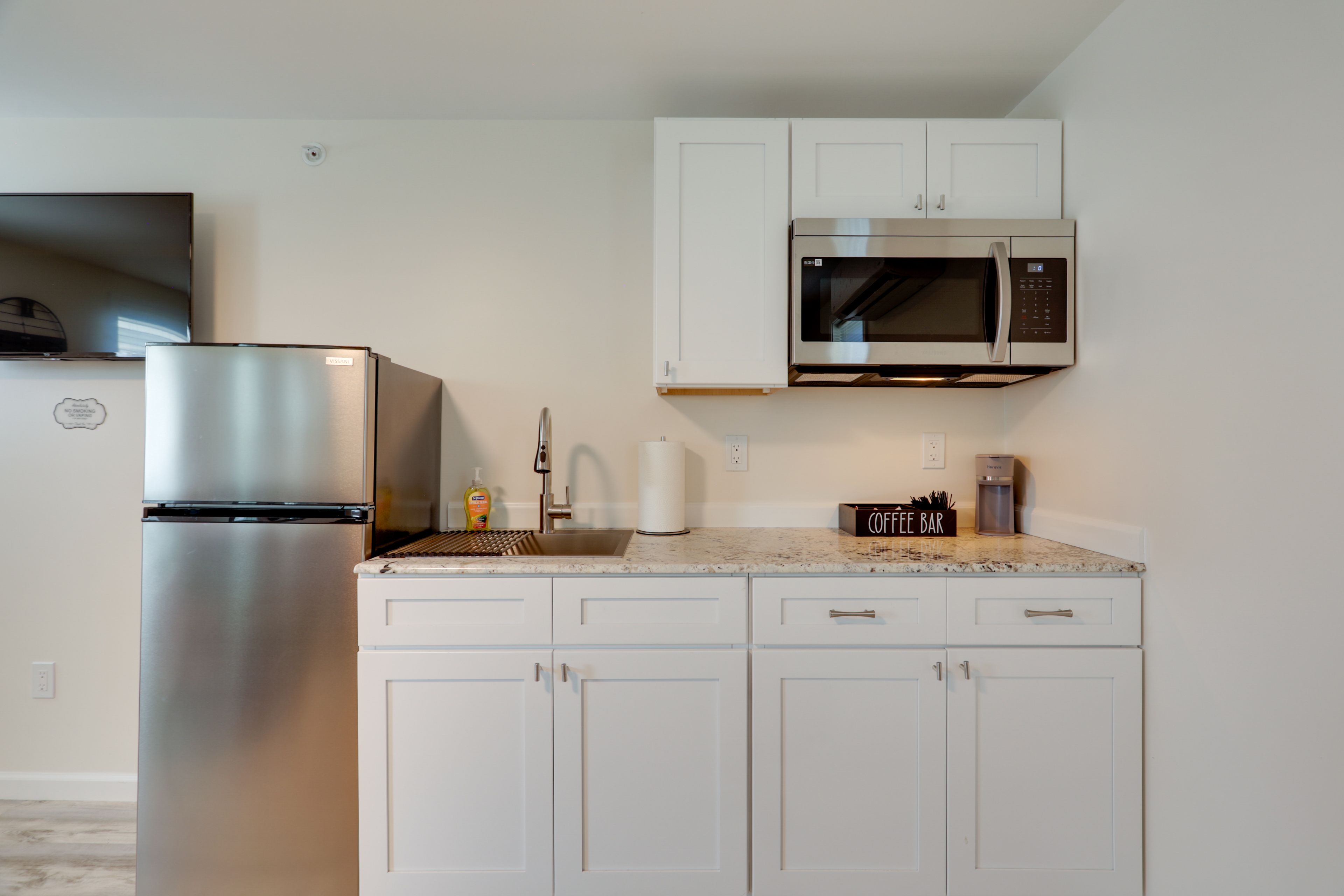 Kitchenette | Microwave | Toaster | Keurig