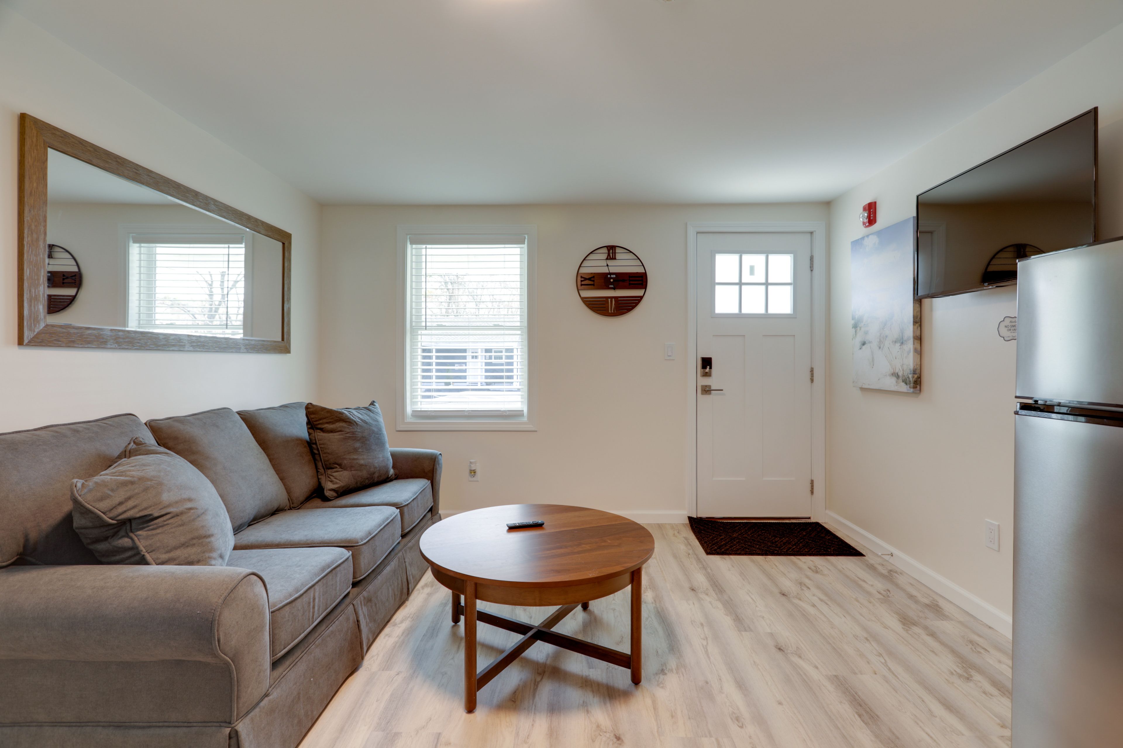 Wareham Vacation Rental | 1BR | 1BA | 450 Sq Ft | Small Step to Enter