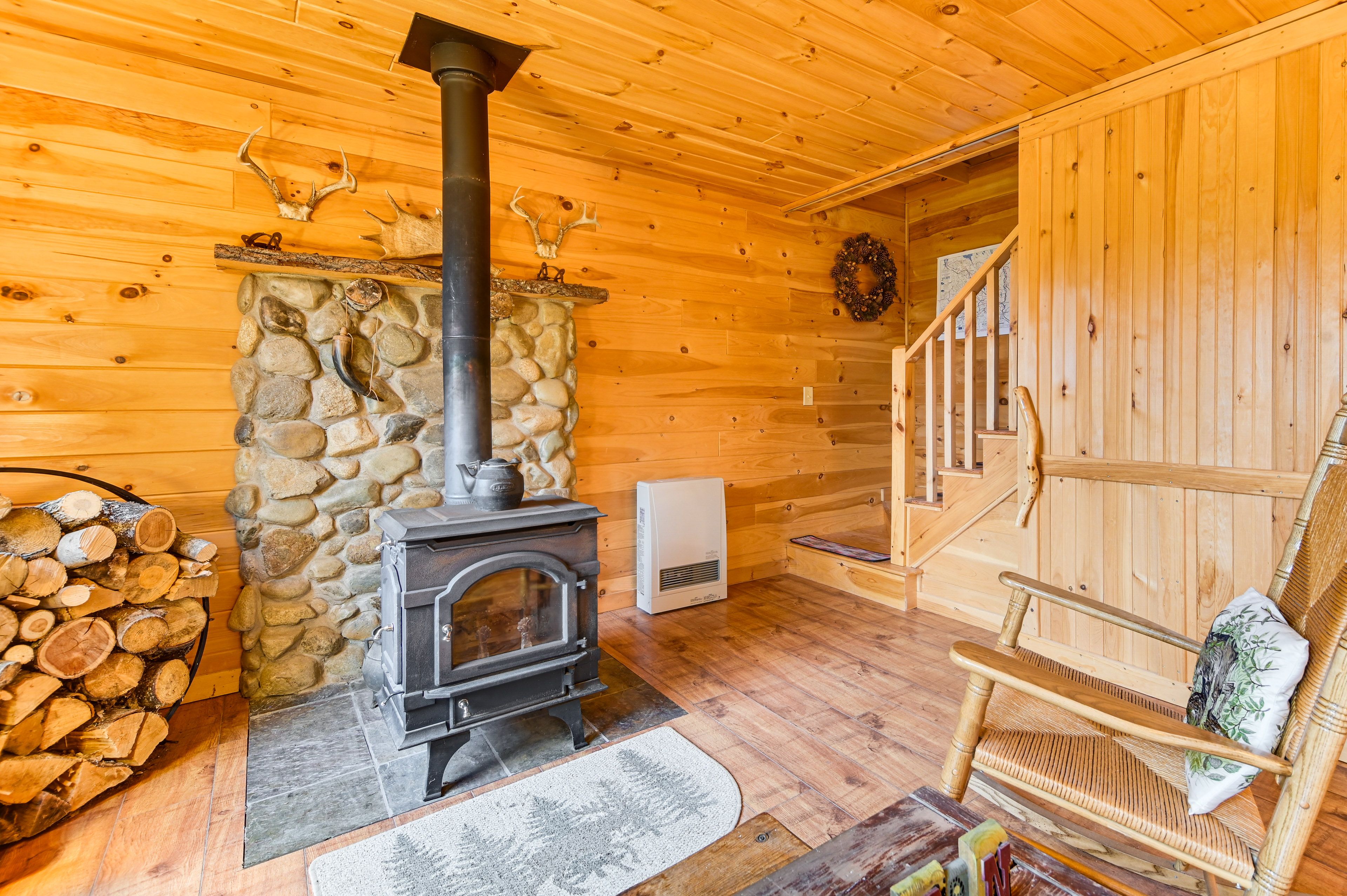 Living Room | Free WiFi | Wood-Burning Stove | 1st Floor