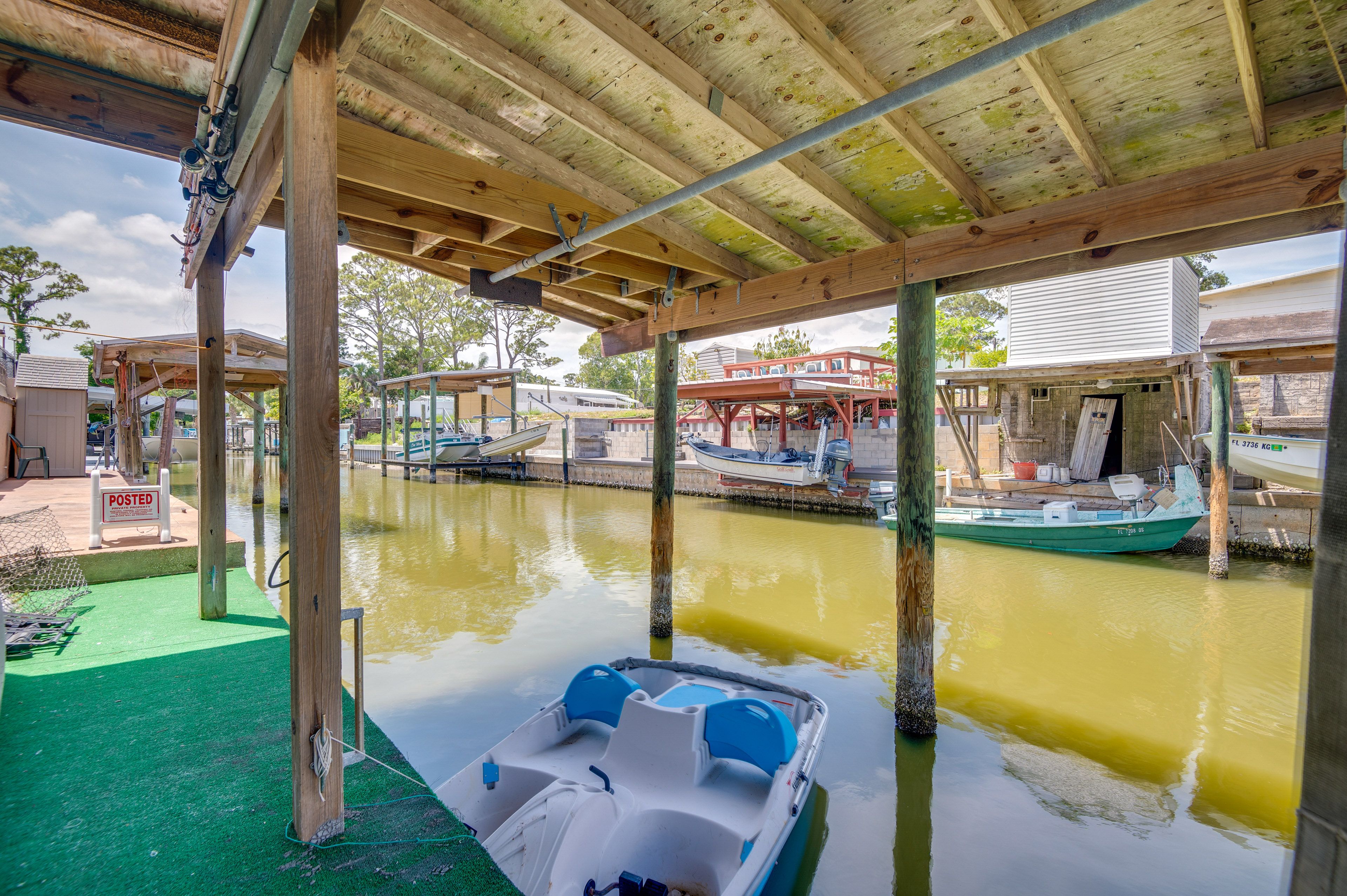 Boat Dock & Slip (Shared) | Paddleboat | Canoe | Life Vests