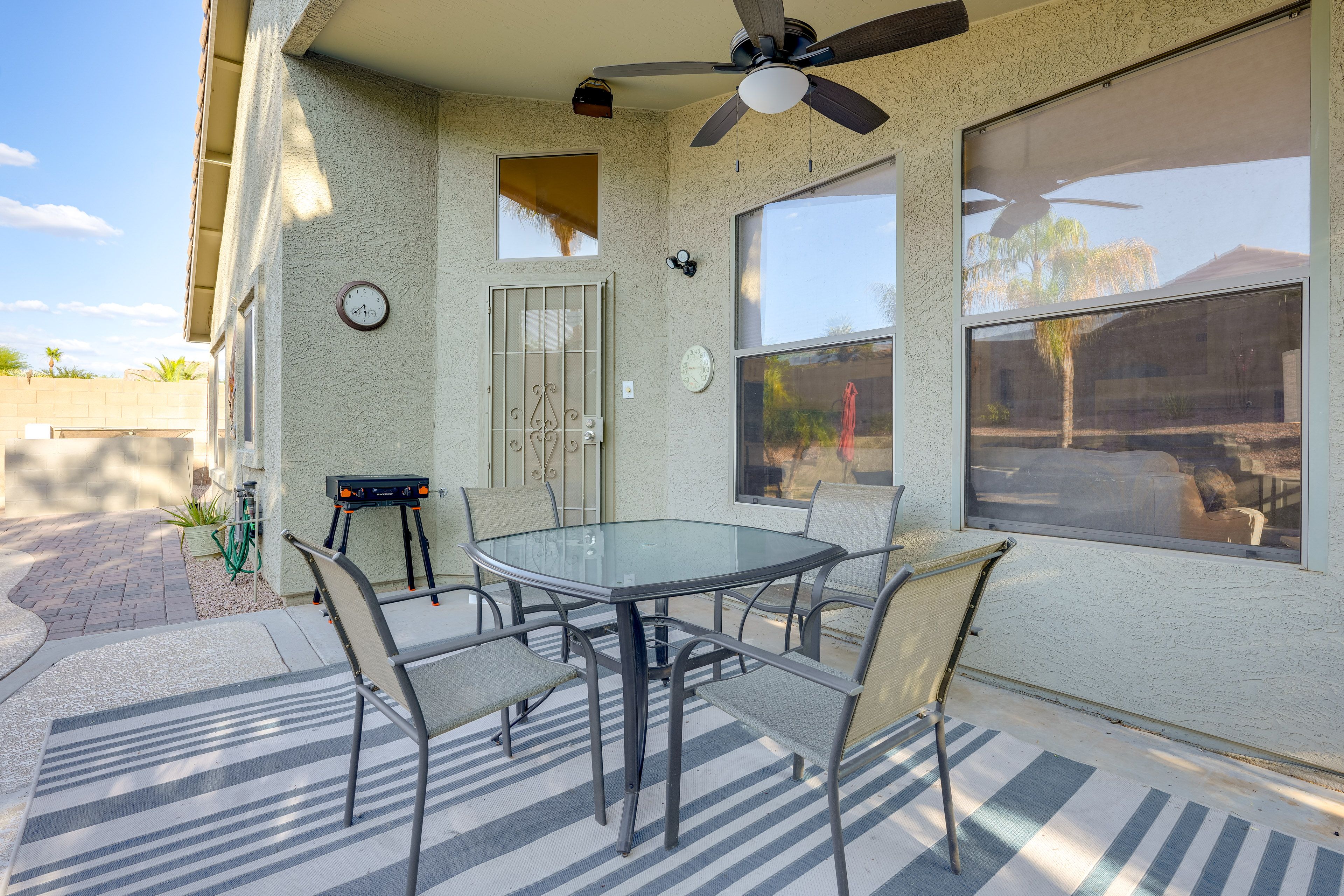Patio | Gas Grill | Private Pool