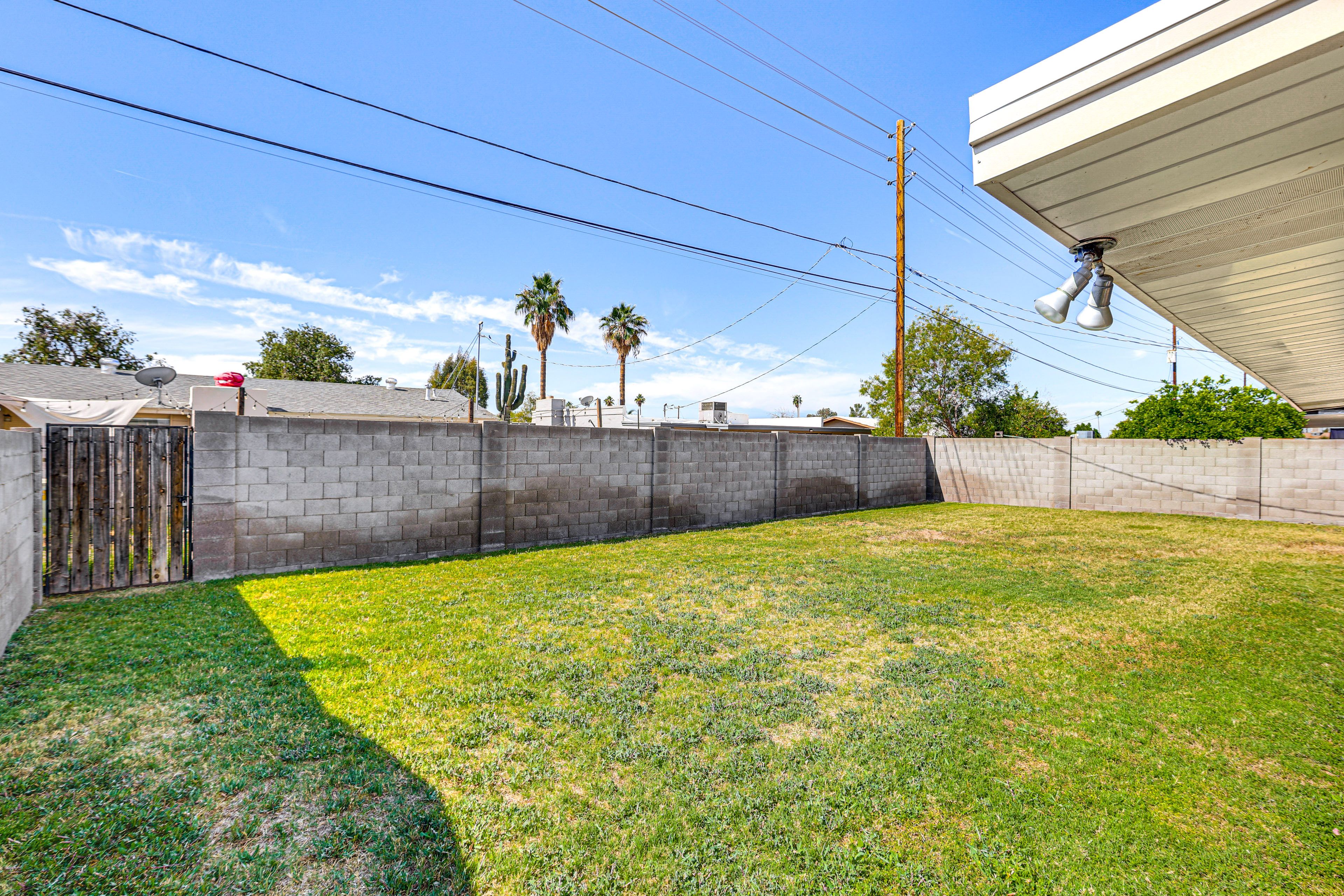 Fenced Backyard