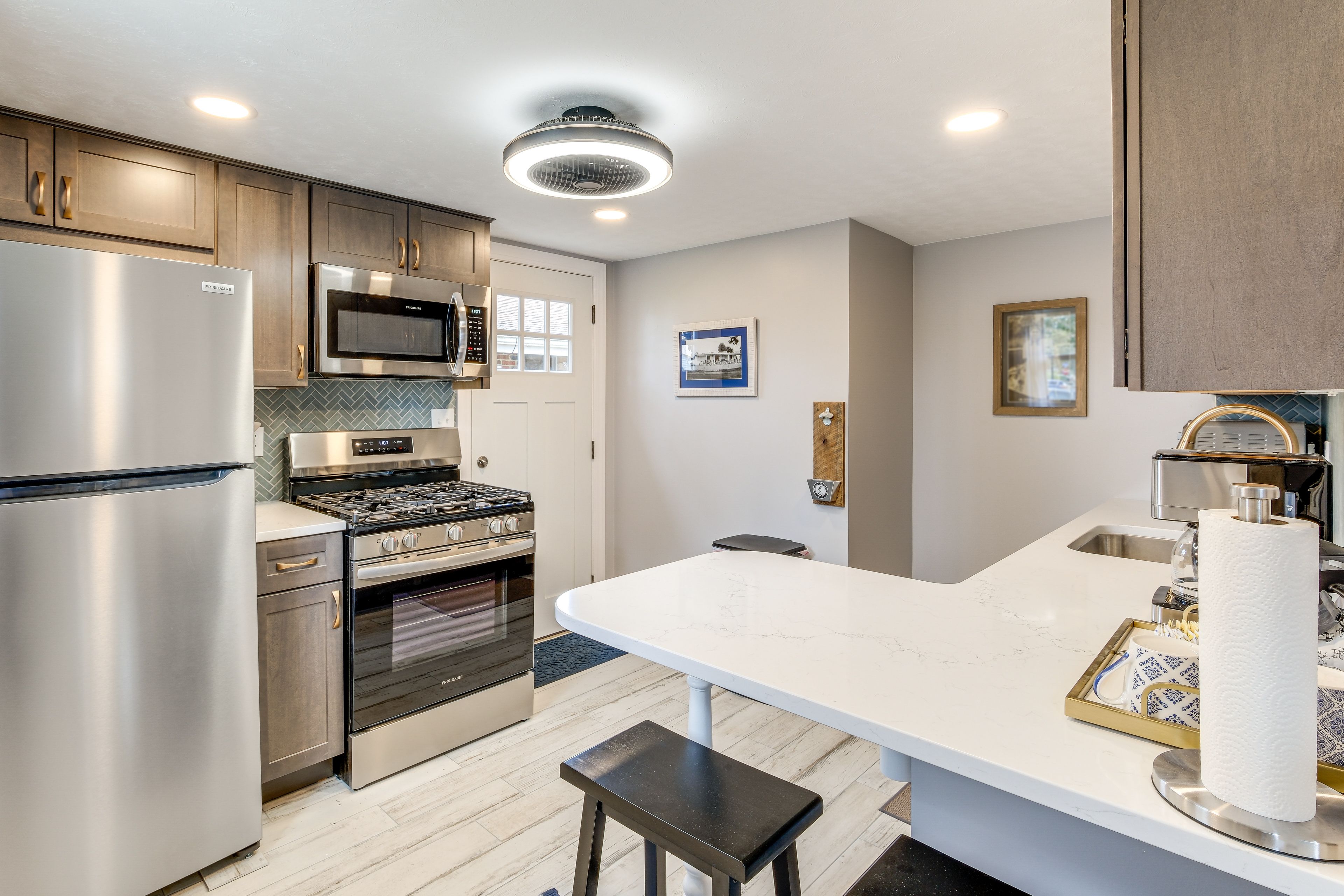 Kitchen | Drip Coffee Maker | Toaster Oven | 1st Floor
