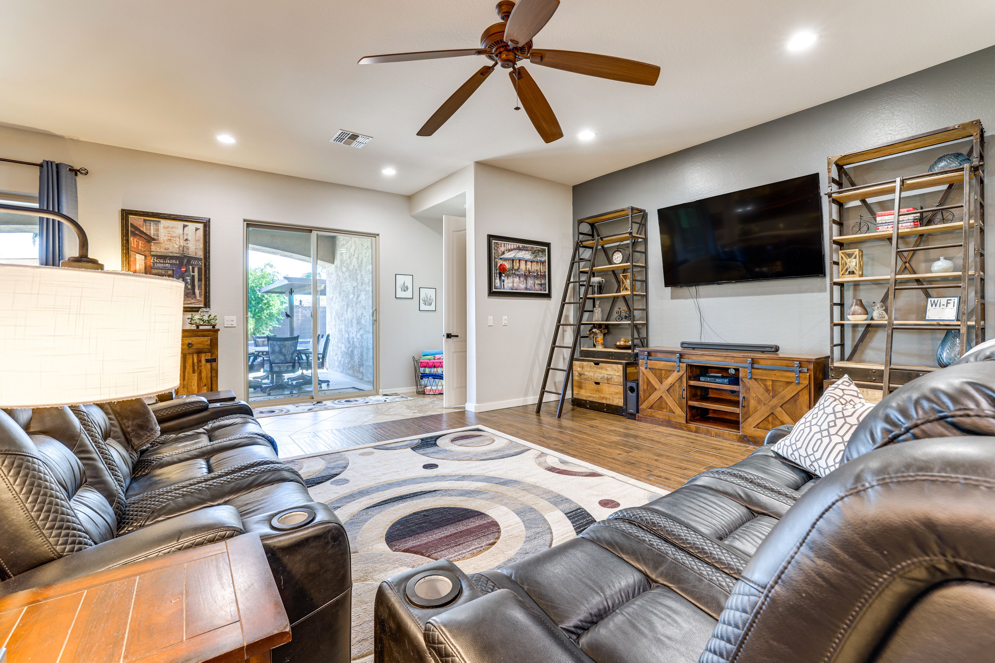 Living Room | Smart TV | Theater-Style Seating