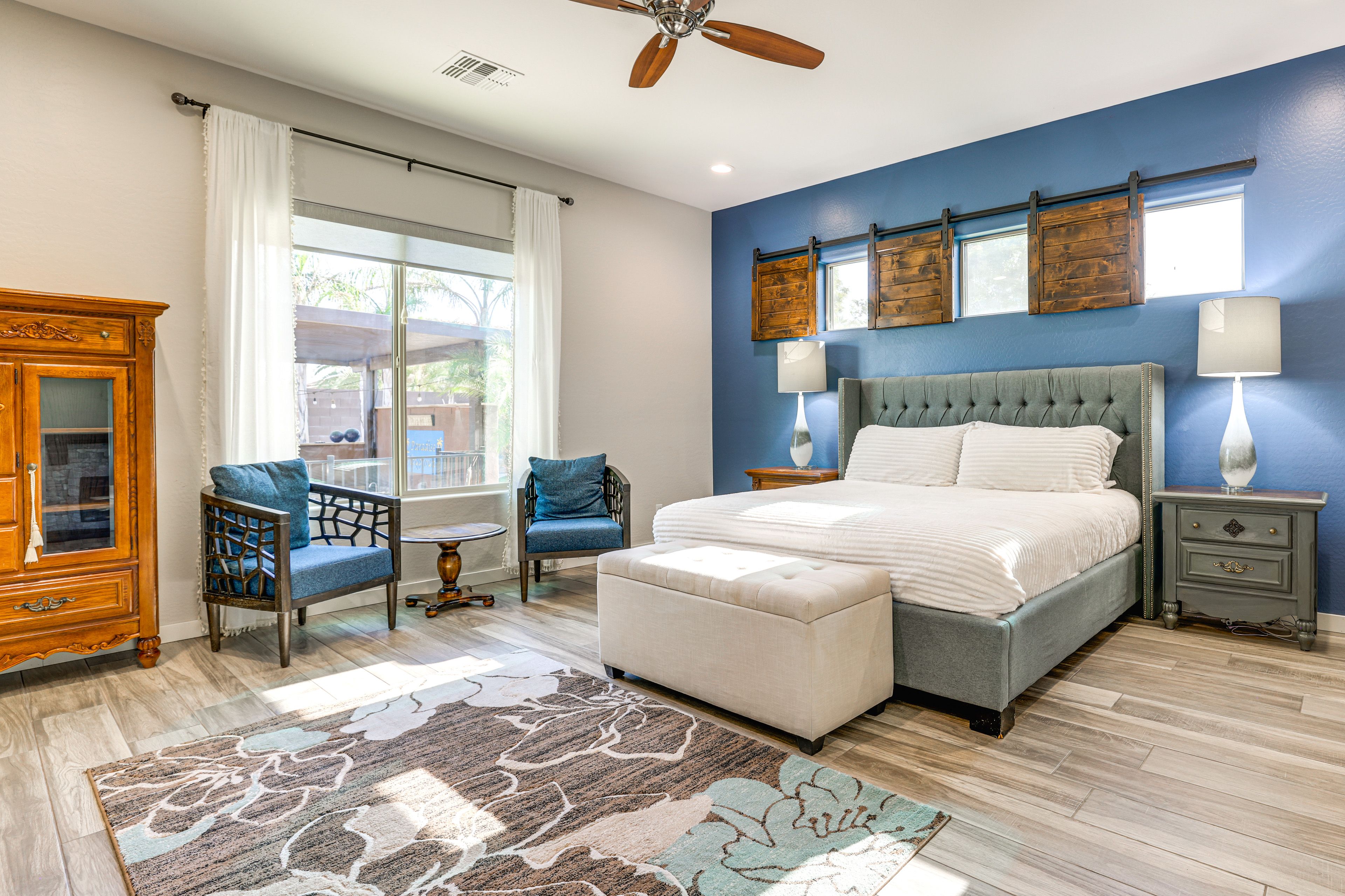 Bedroom 1 | King Bed | Linens Provided | Smart TV