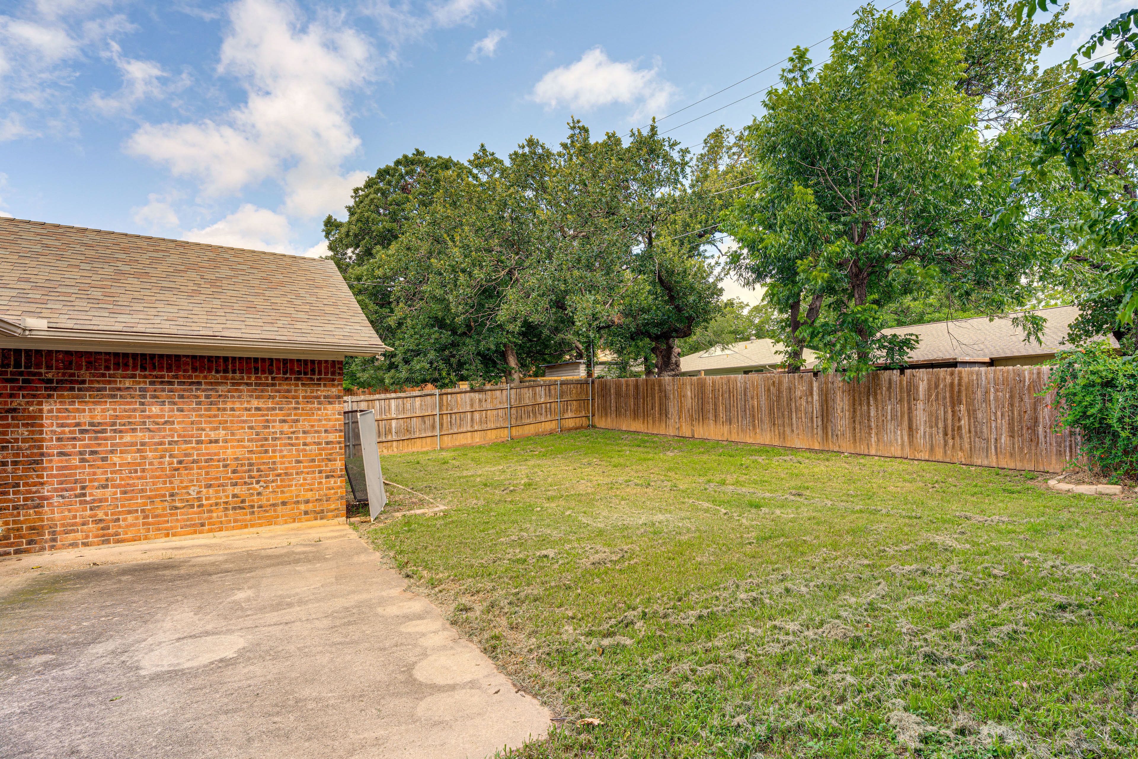 Patio | Fenced Backyard