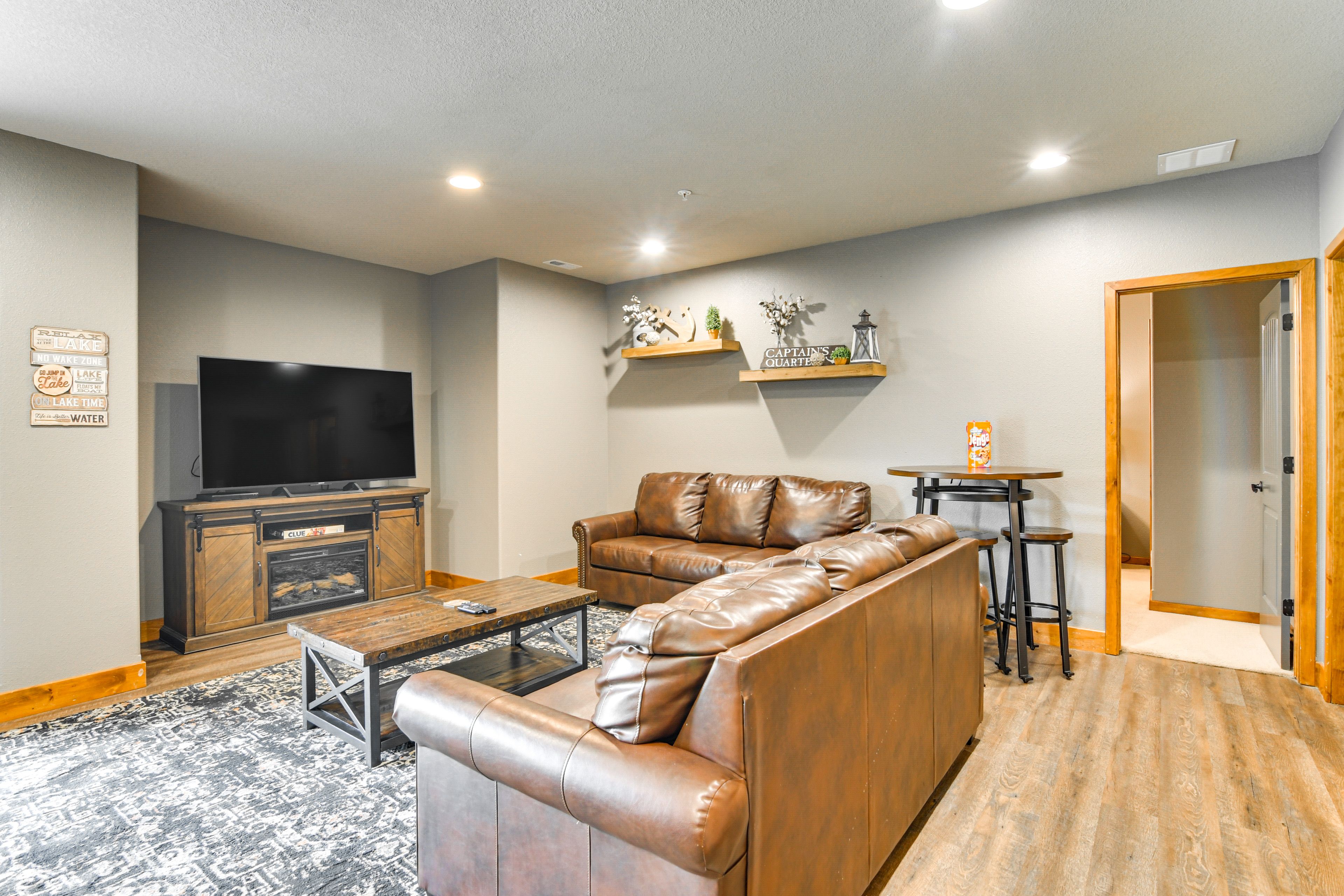 Game Room | Lower Level | Smart TV w/ Cable