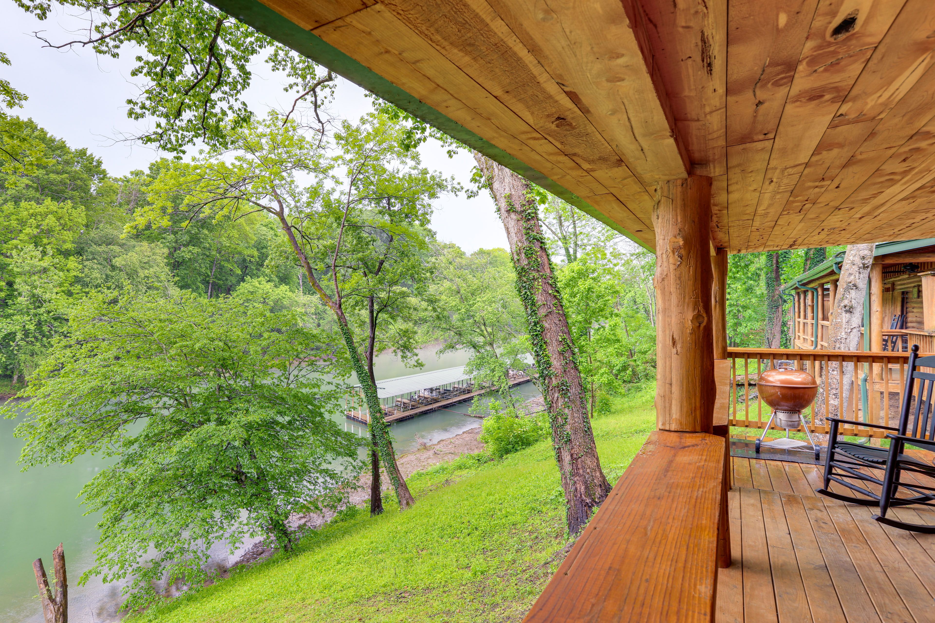 Deck | River Views | Charcoal Grill | Fire Pit | Single-Story Cabin