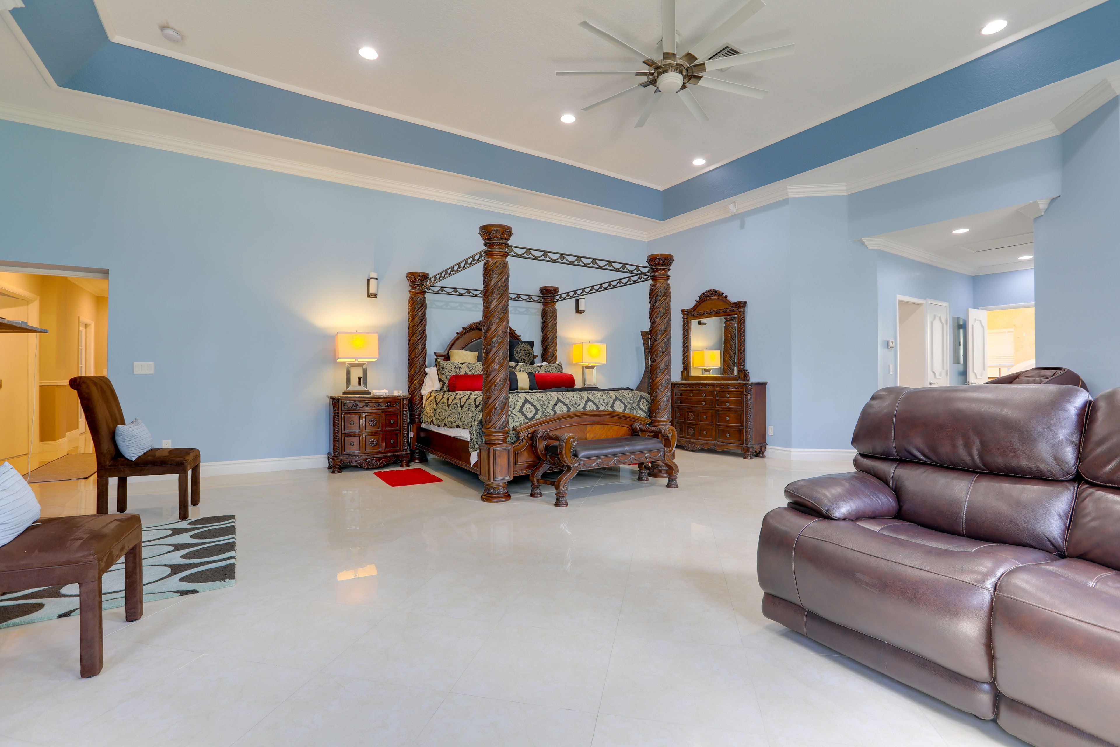 Bedroom 1 (Suite) | King Bed | Massage Chair | 2nd Floor