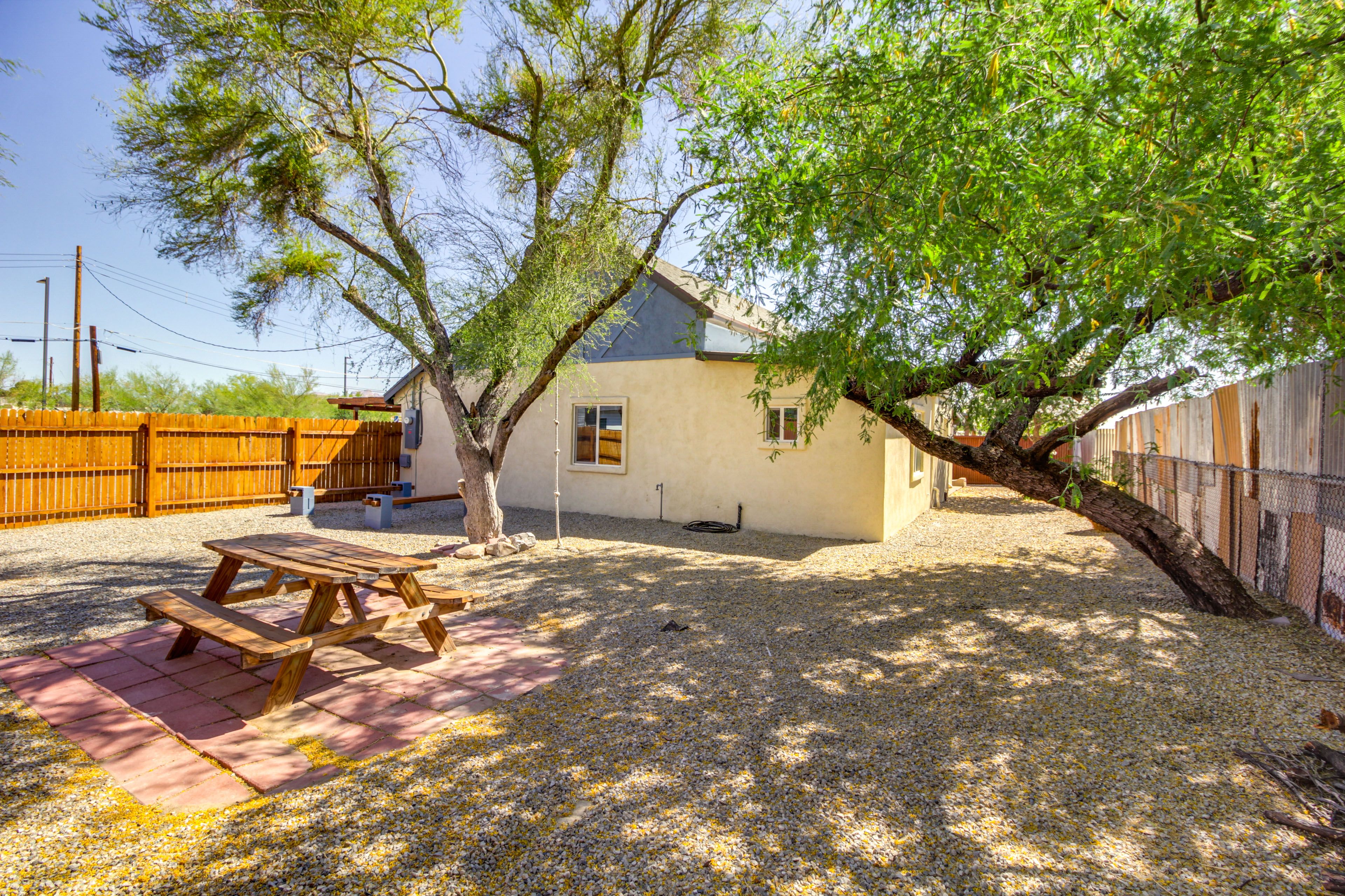 Tucson Vacation Rental | 3BR | 2BA | 1,270 Sq Ft | 1 Step to Enter