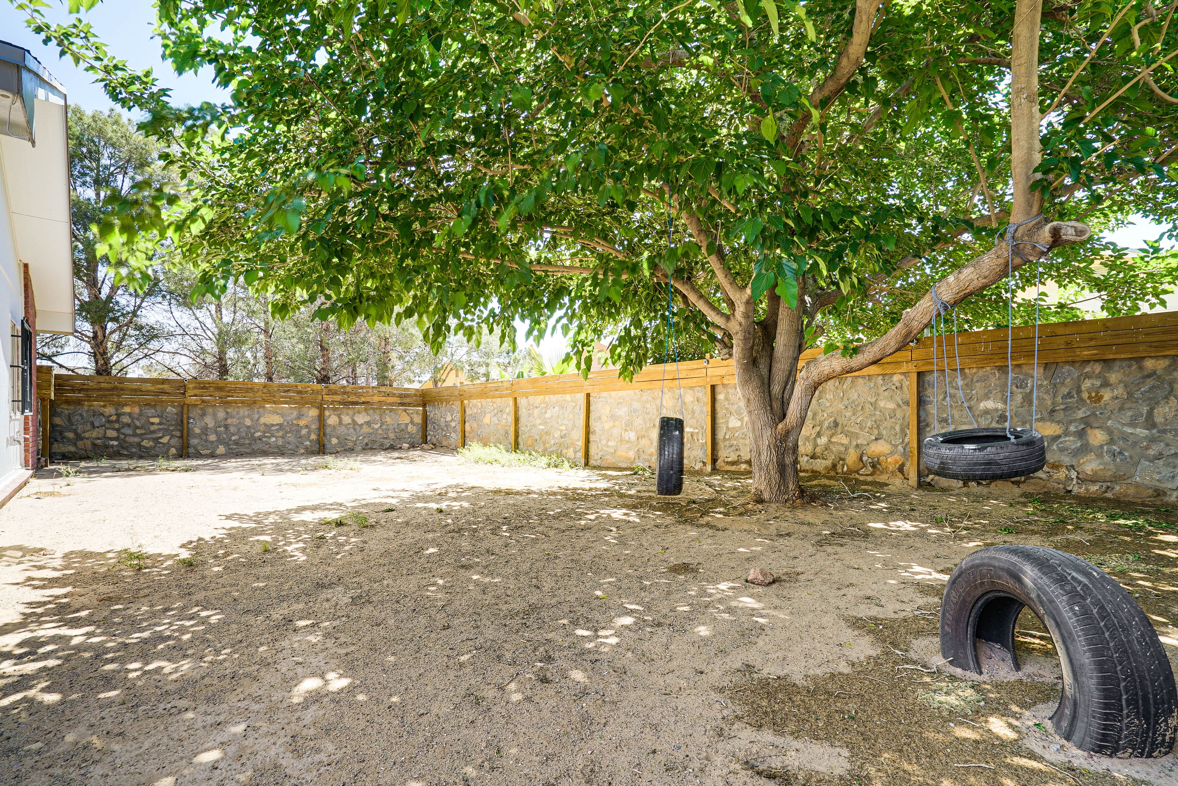 Private Backyard Area