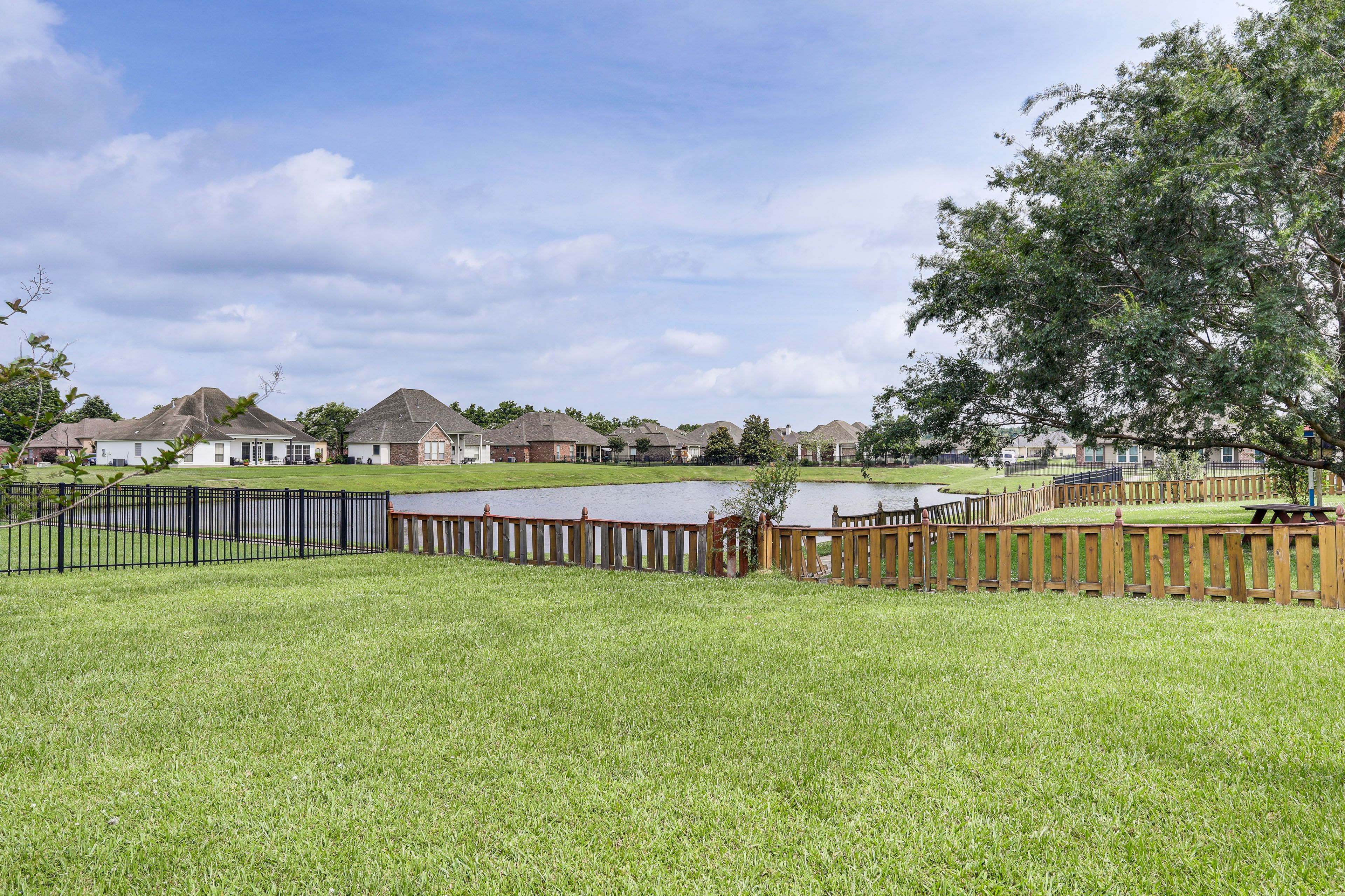 Fenced Backyard | Pond Views